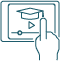 E-learning videos icon
