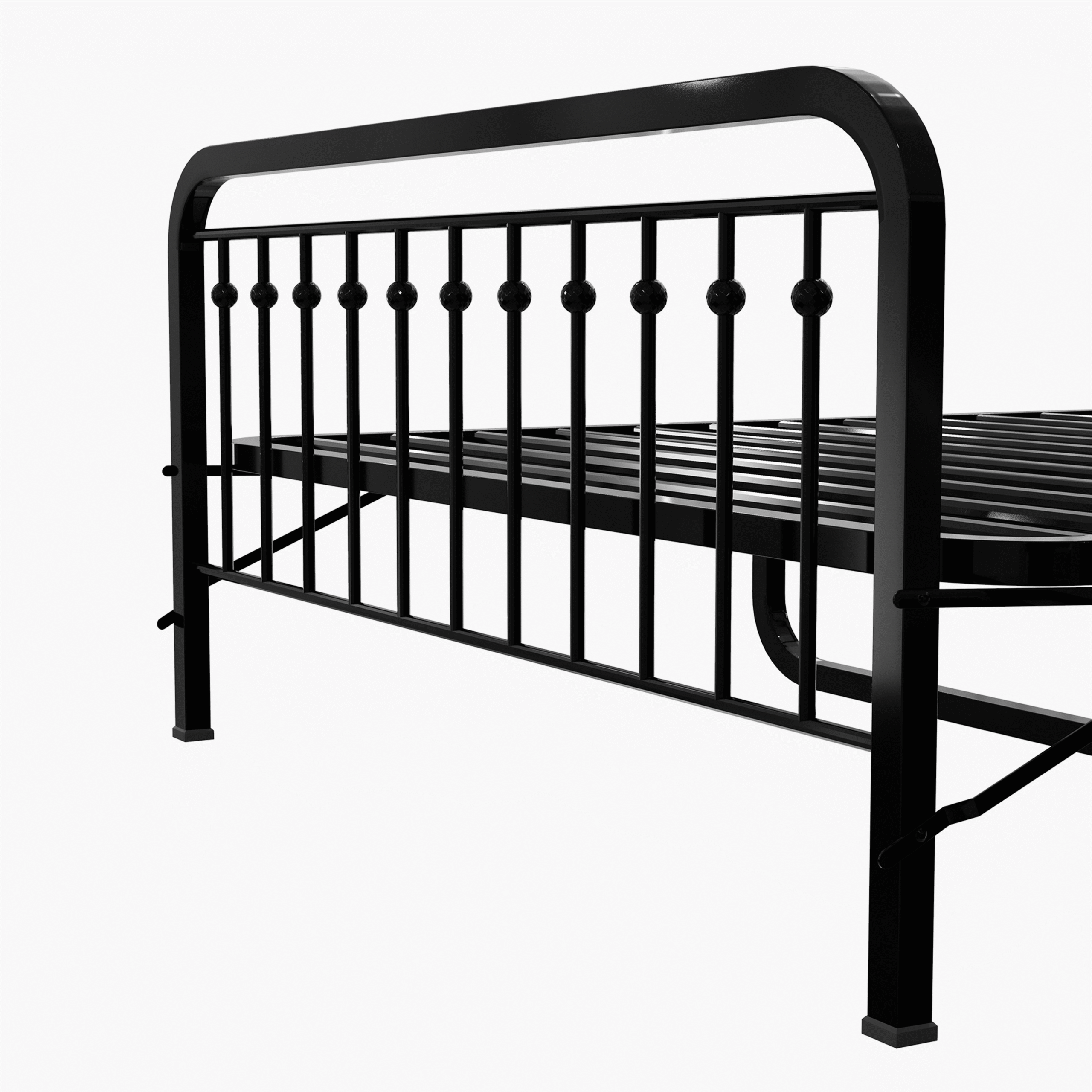 Metal Bed Frame 3D Model - Image 9