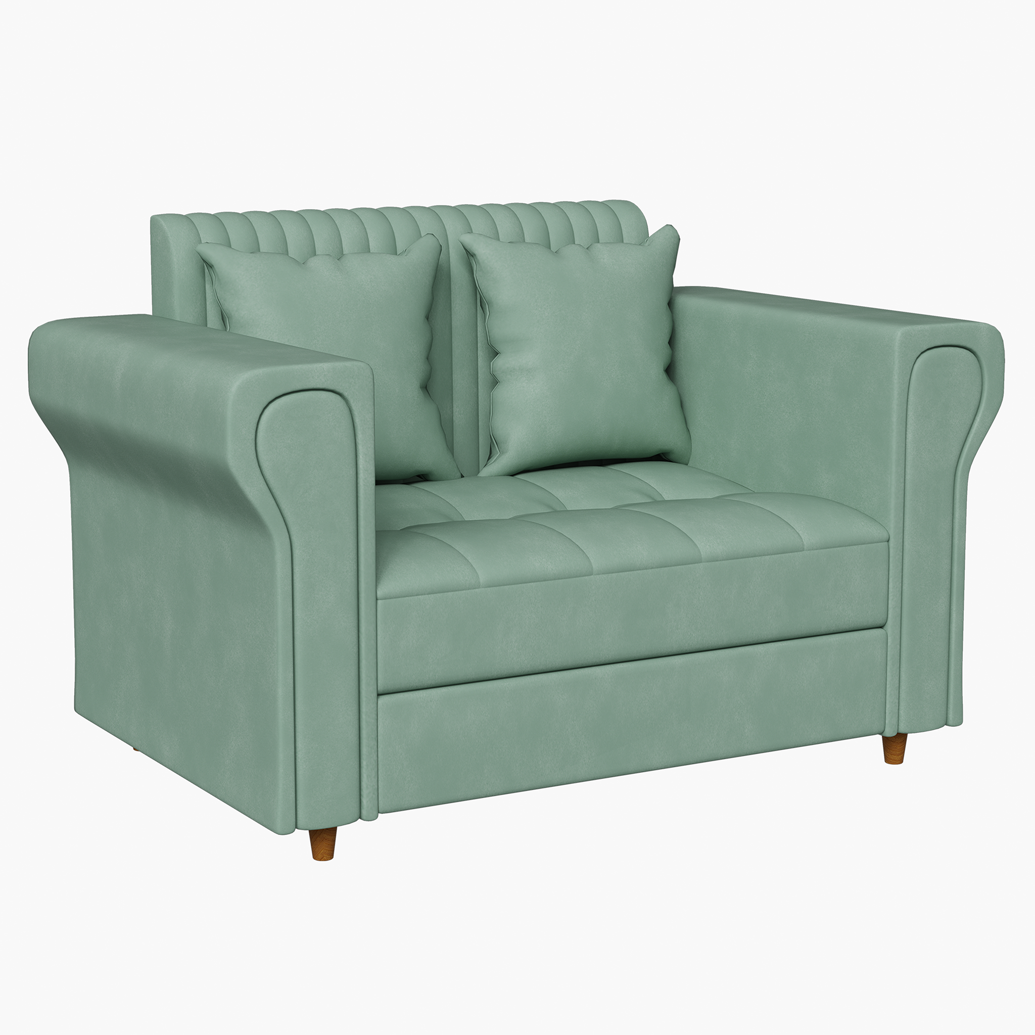 Modern Upholstered Sofa 3D Model - Image 8
