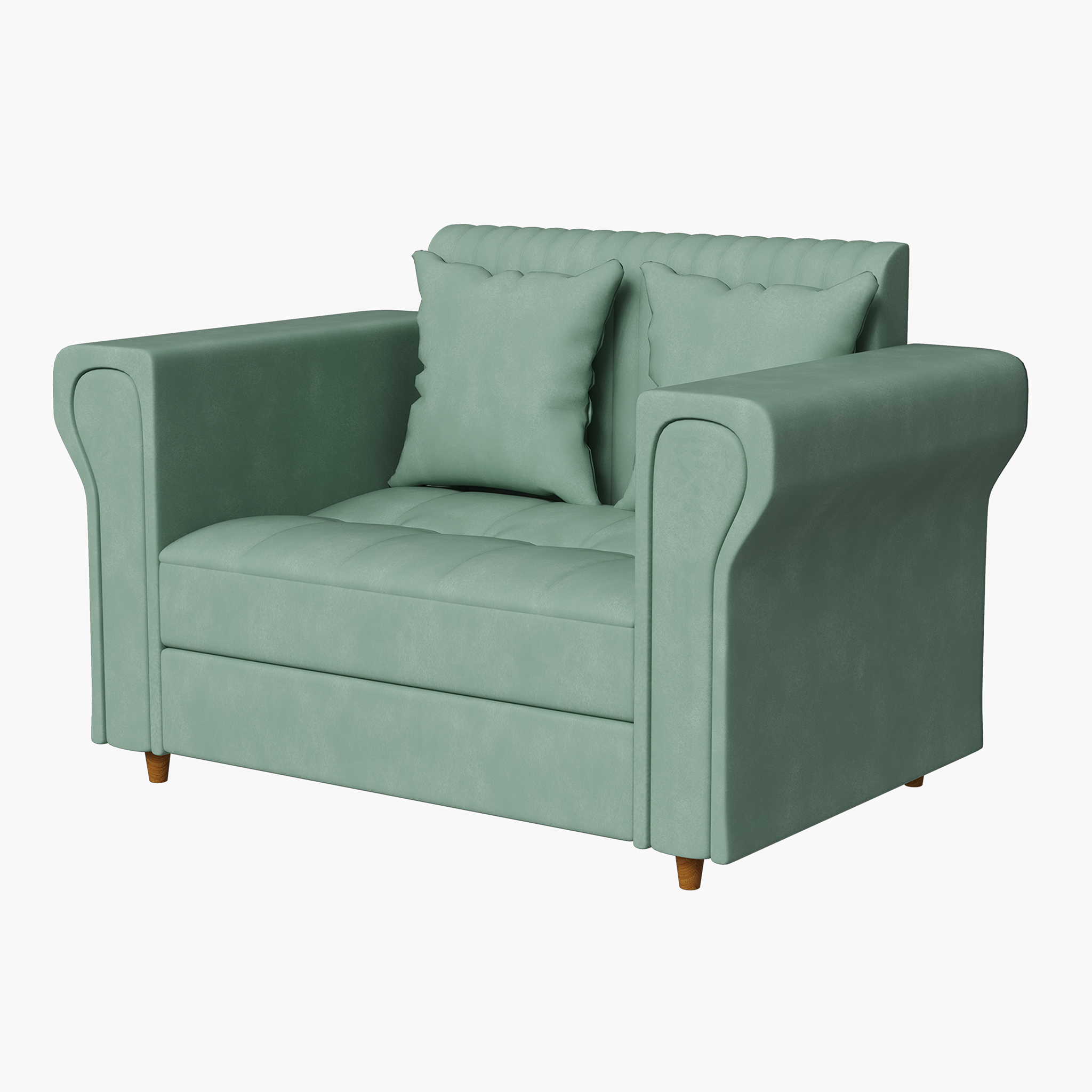 Modern Upholstered Sofa 3D Model - Image 7