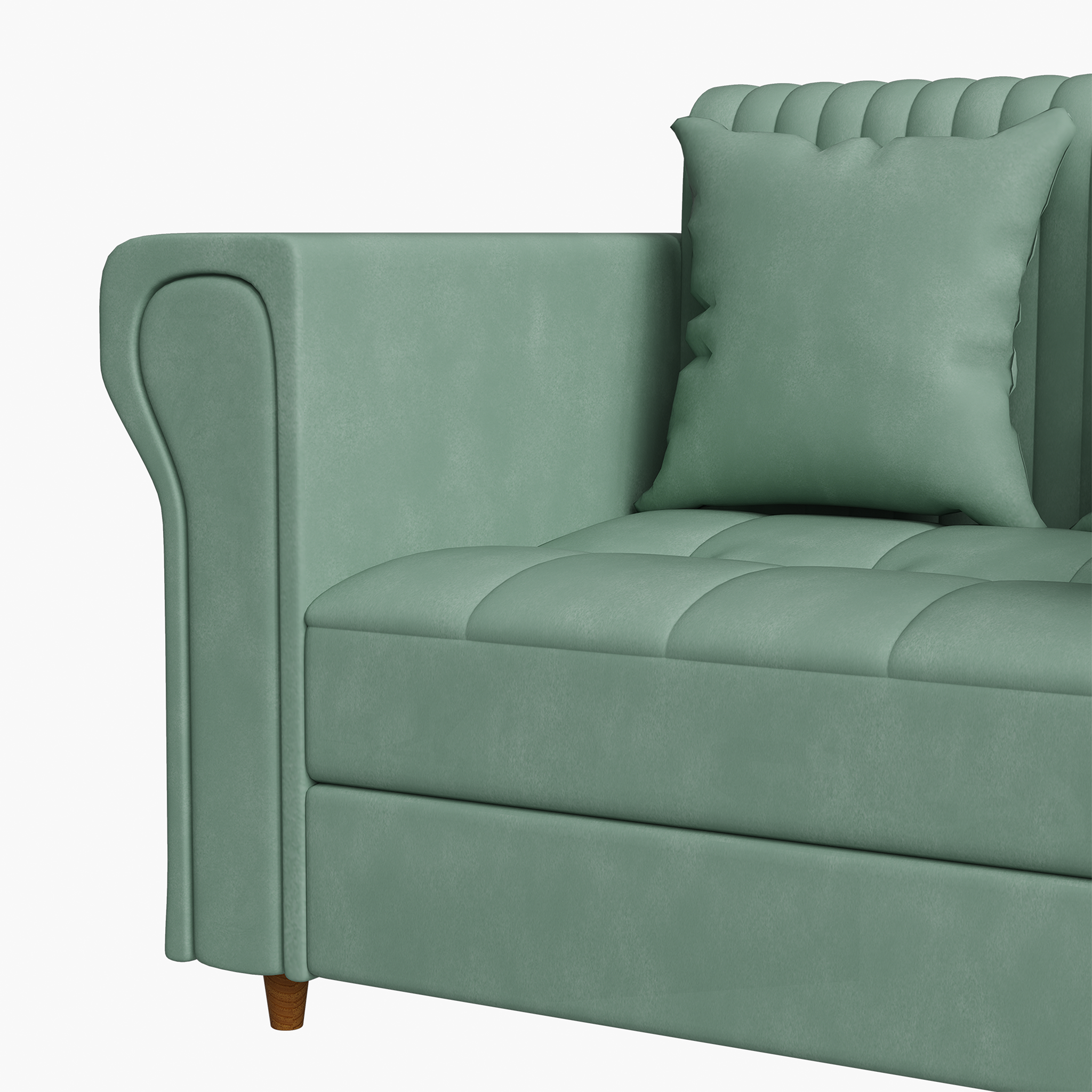 Modern Upholstered Sofa 3D Model - Image 6