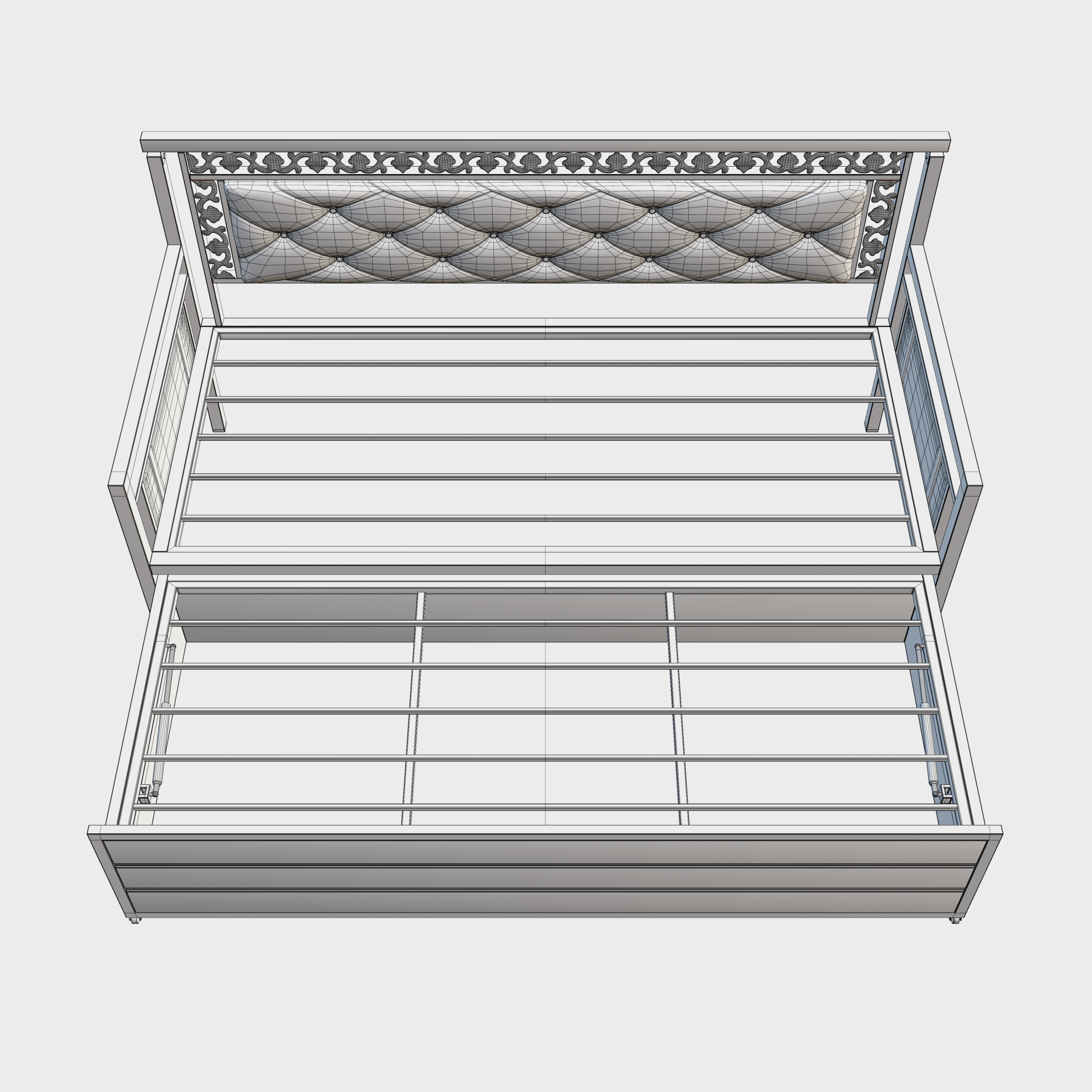 Metal Daybed 3D Model - Image 16