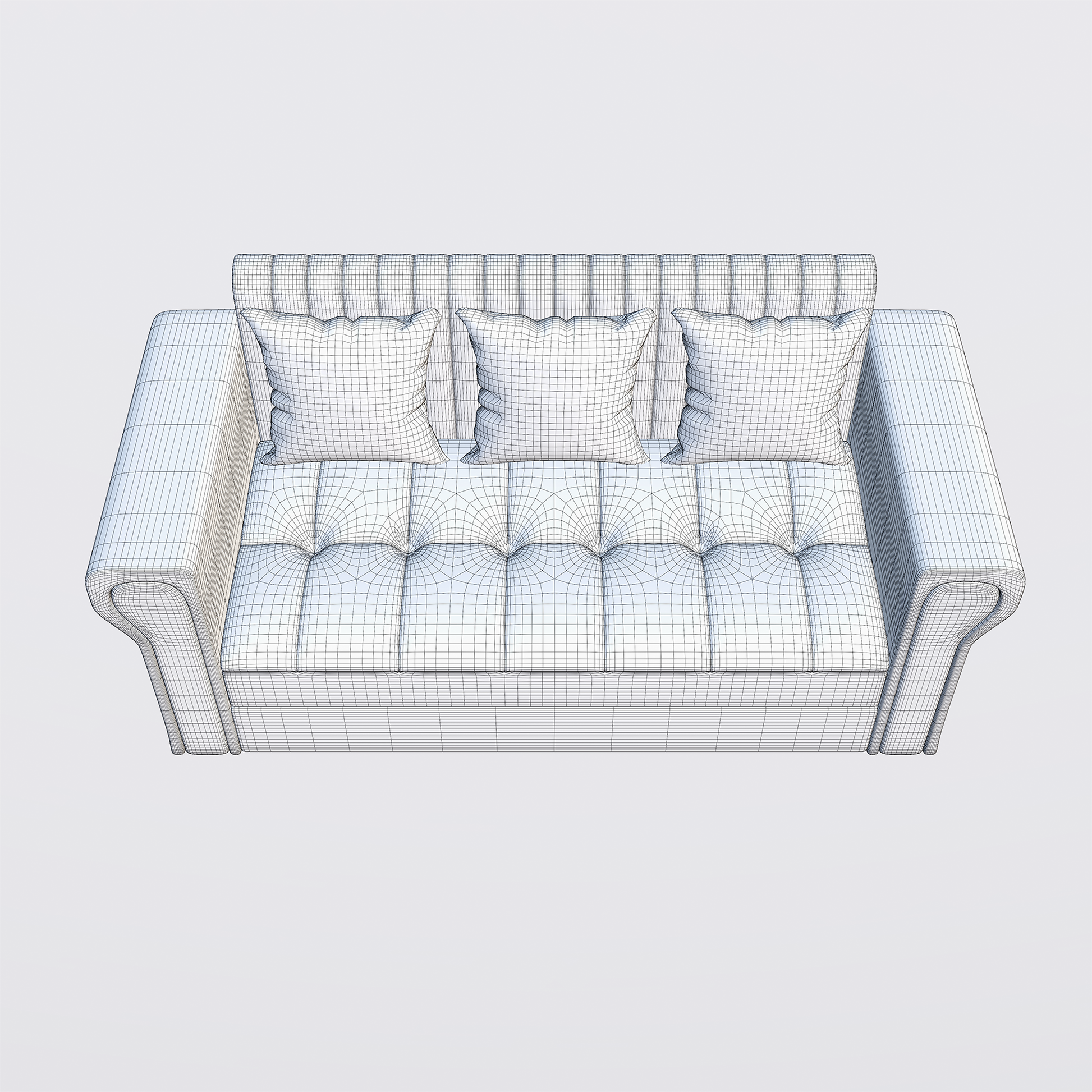 Modern Upholstered Sofa 3D Model - Image 28