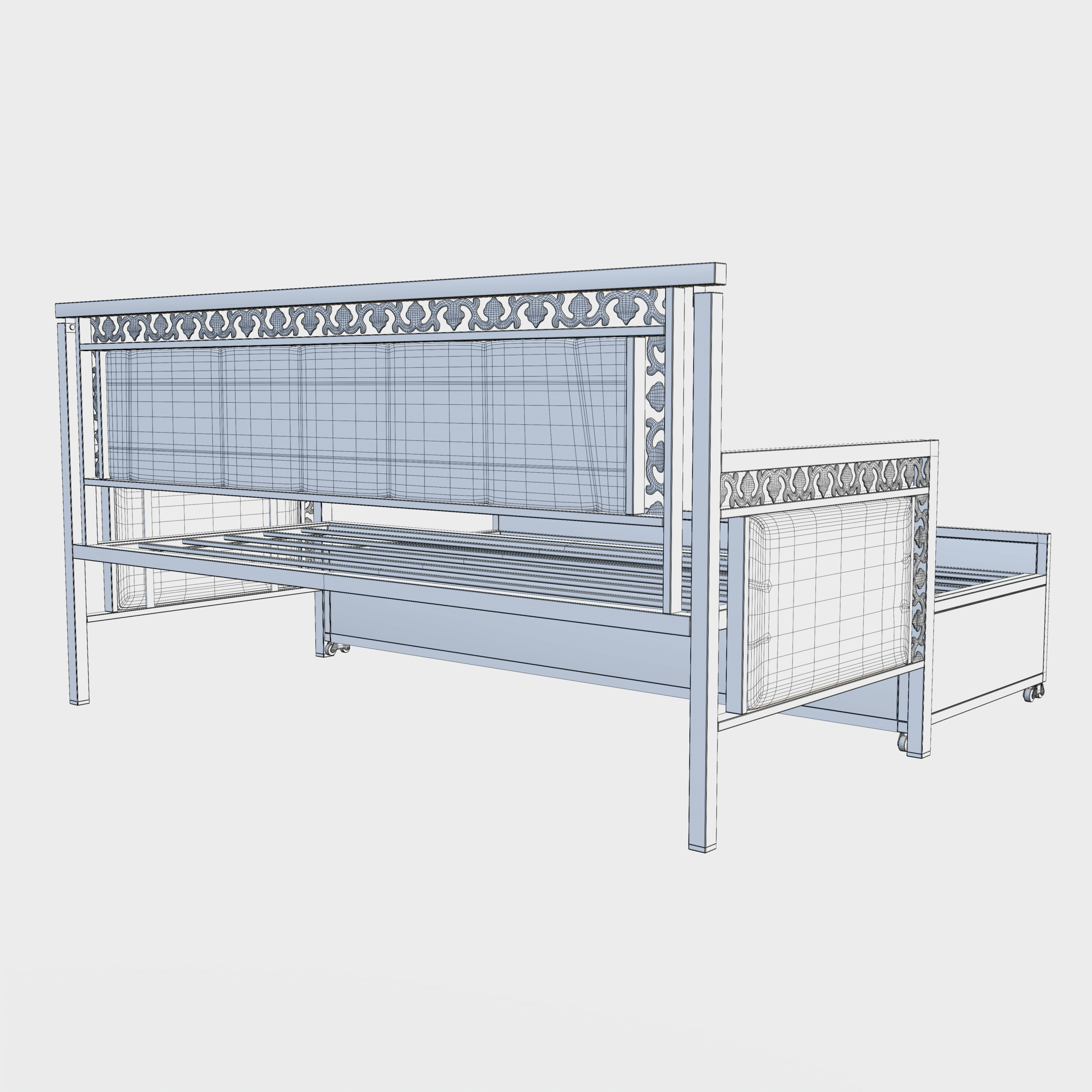 Metal Daybed 3D Model - Image 27