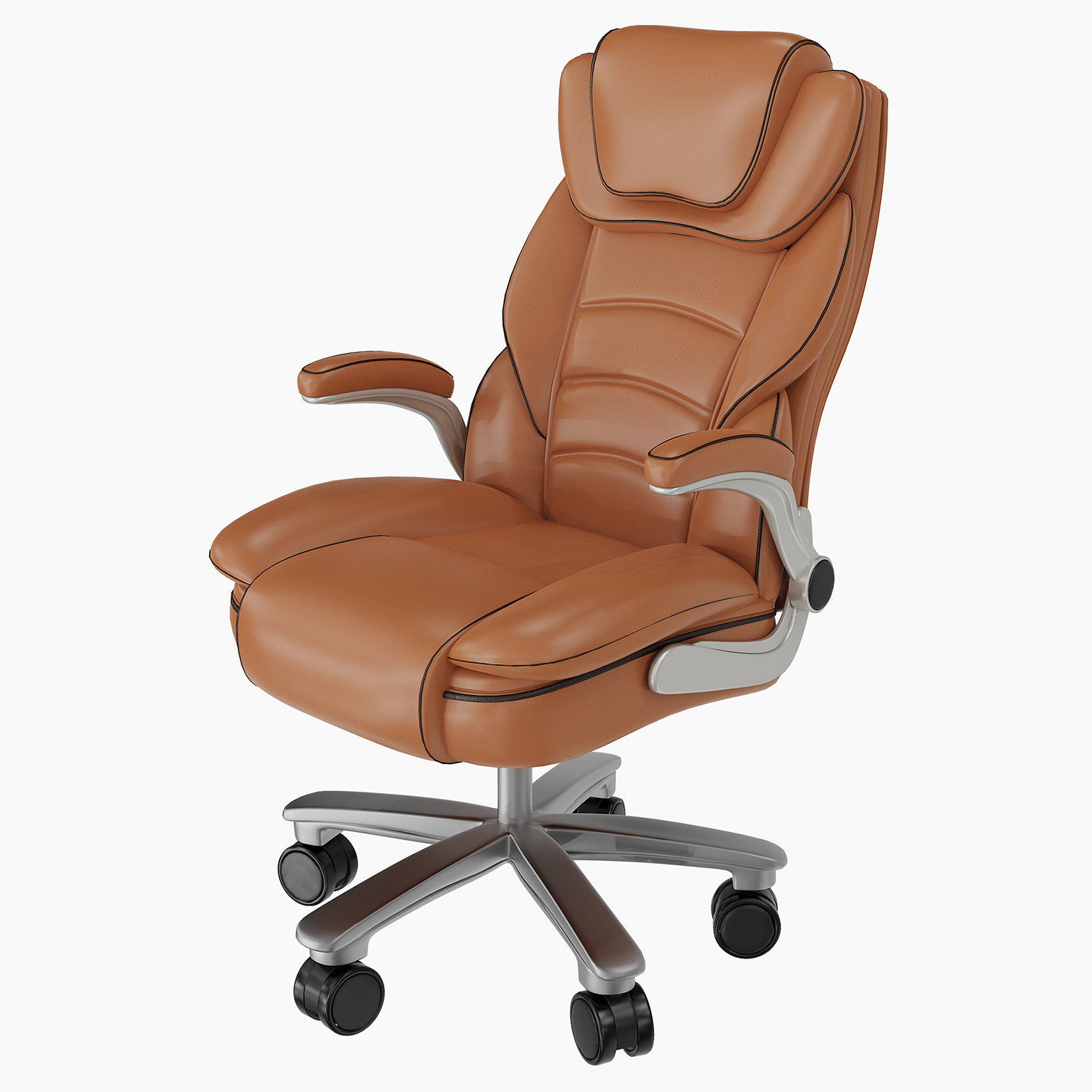 Ergonomic Executive Office Chair 3D Model
