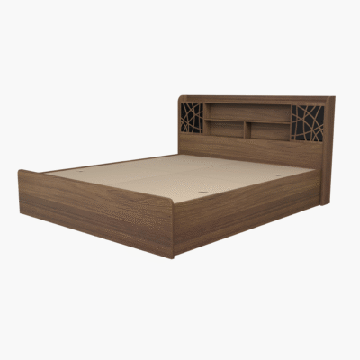 Wooden Storage Bed 3D Model