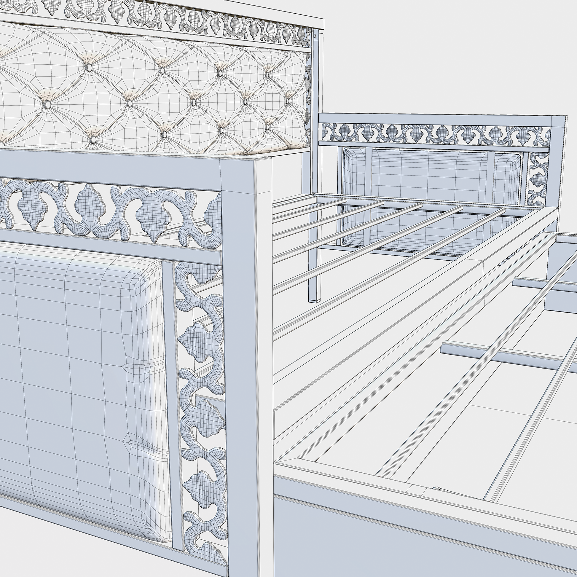 Metal Daybed 3D Model - Image 26