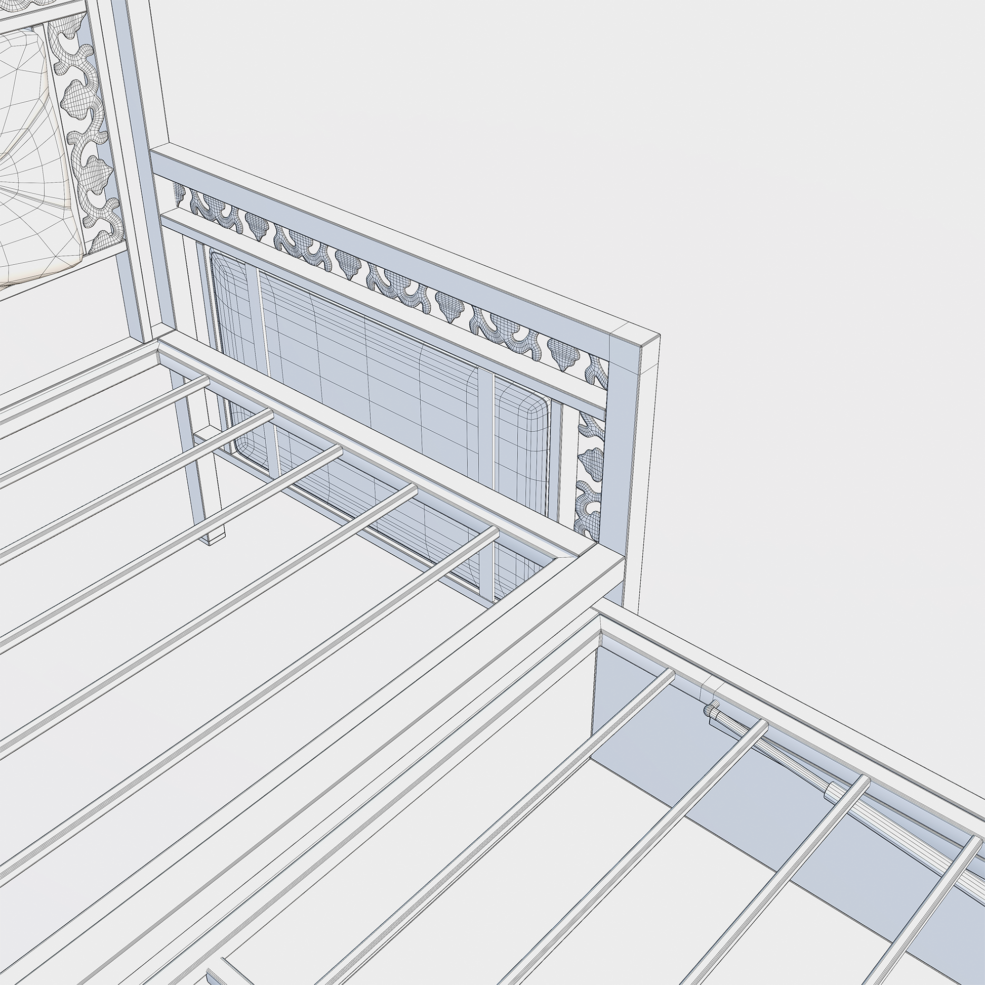Metal Daybed 3D Model - Image 25