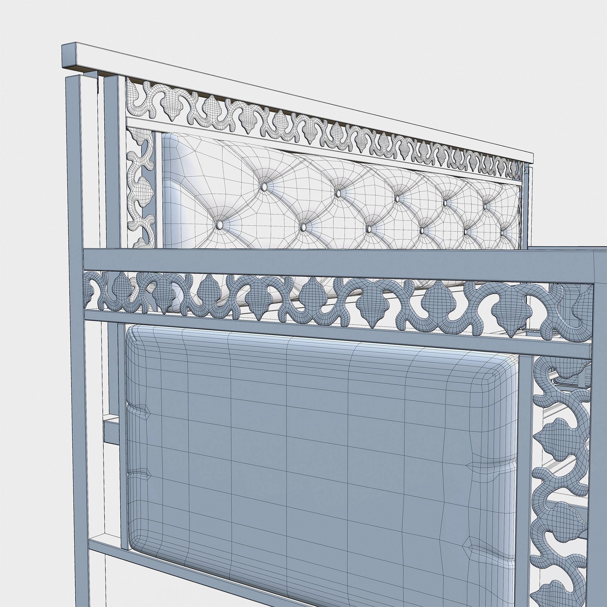 Metal Daybed 3D Model - Image 24
