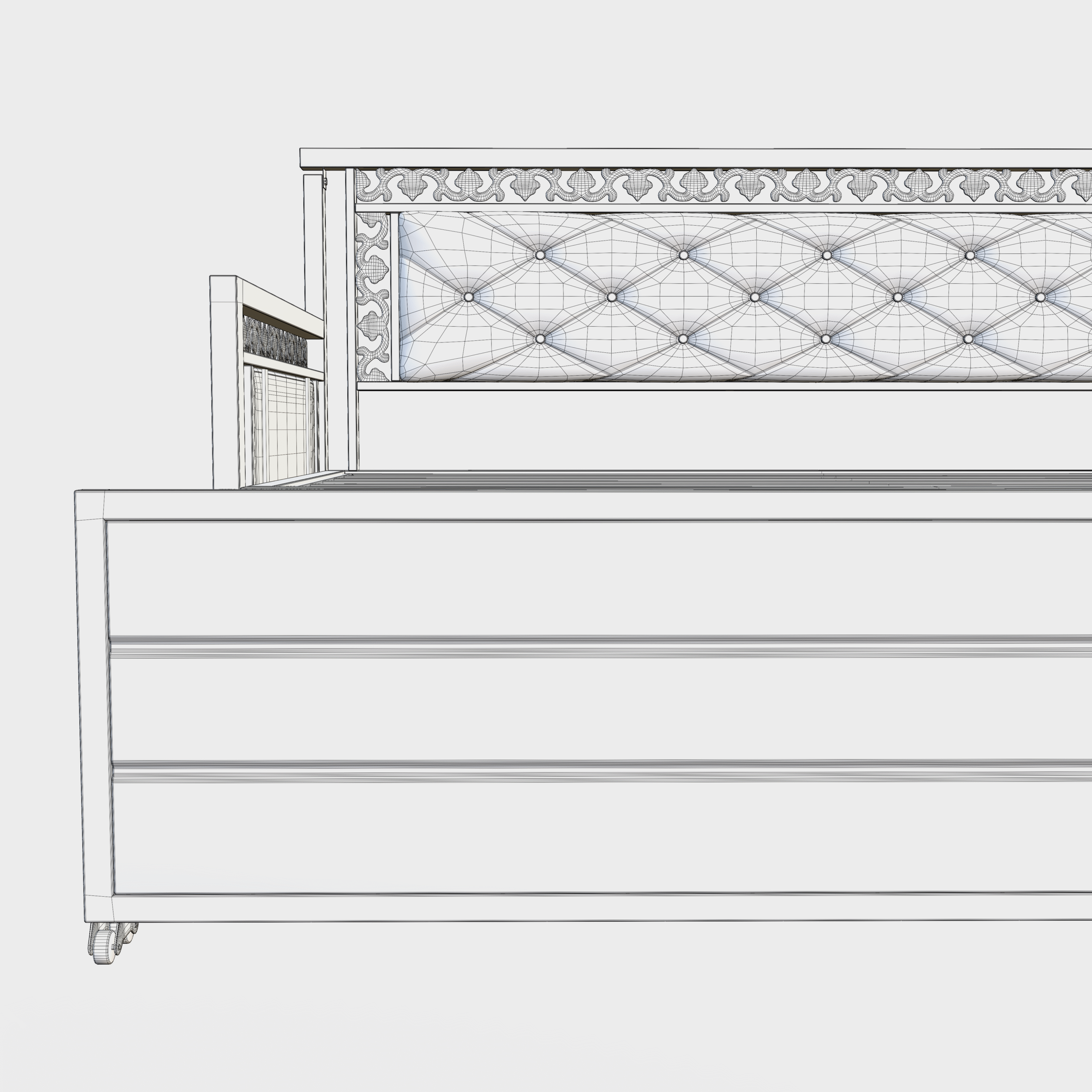 Metal Daybed 3D Model - Image 23