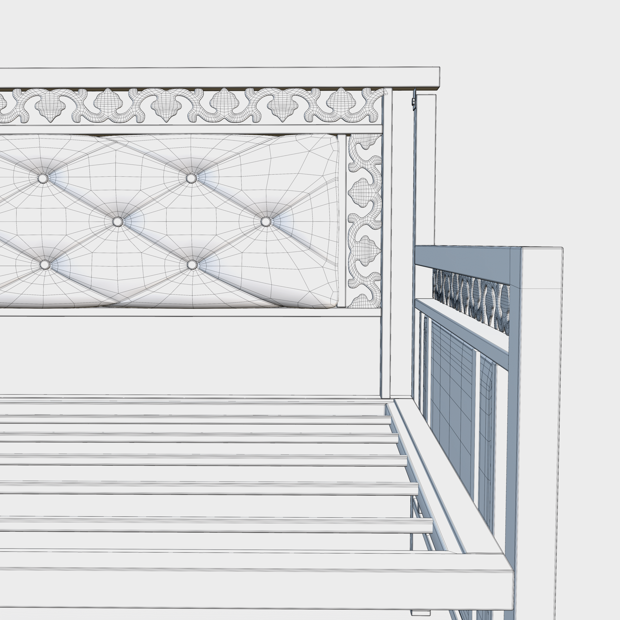 Metal Daybed 3D Model - Image 22