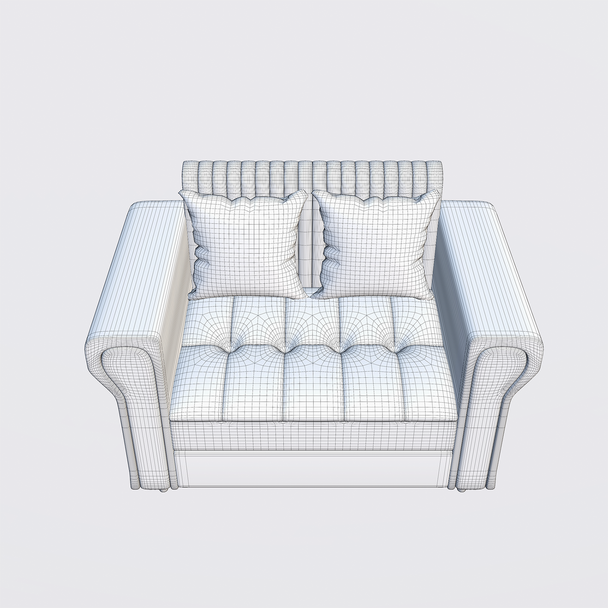 Modern Upholstered Sofa 3D Model - Image 25