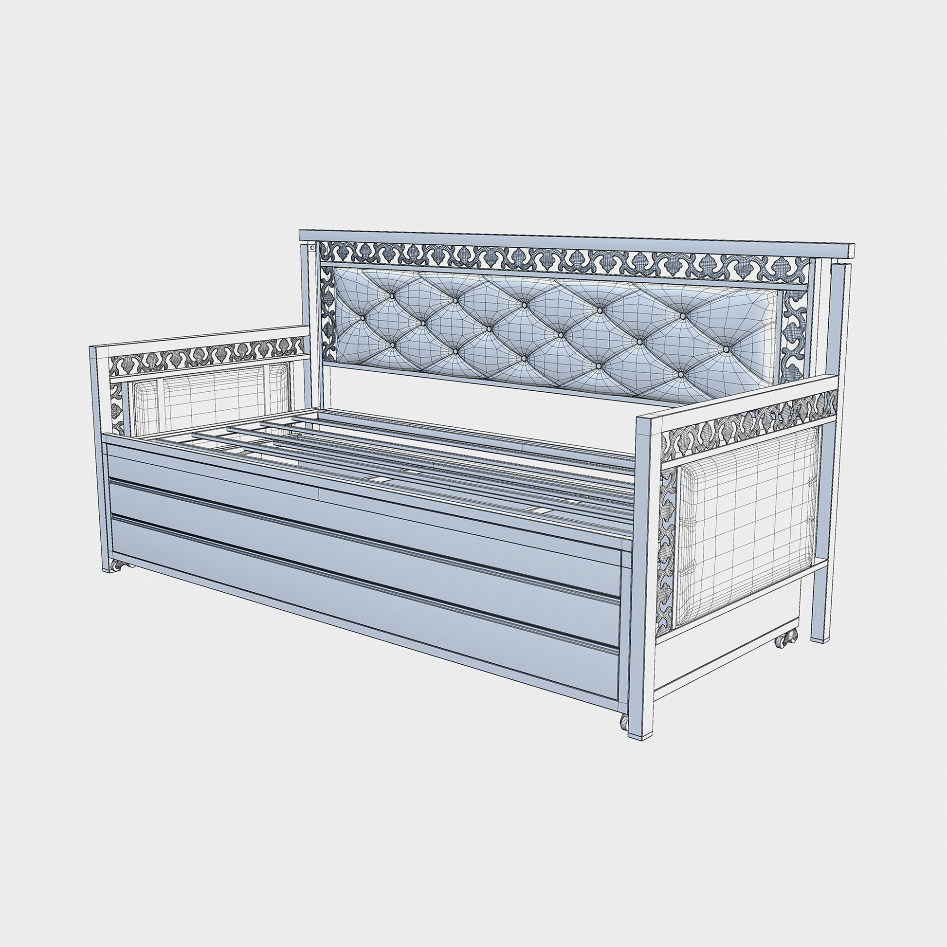 Metal Daybed 3D Model - Image 20