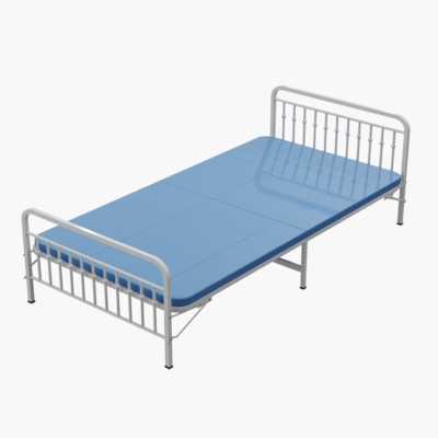 Metal Single Bed 3D Model