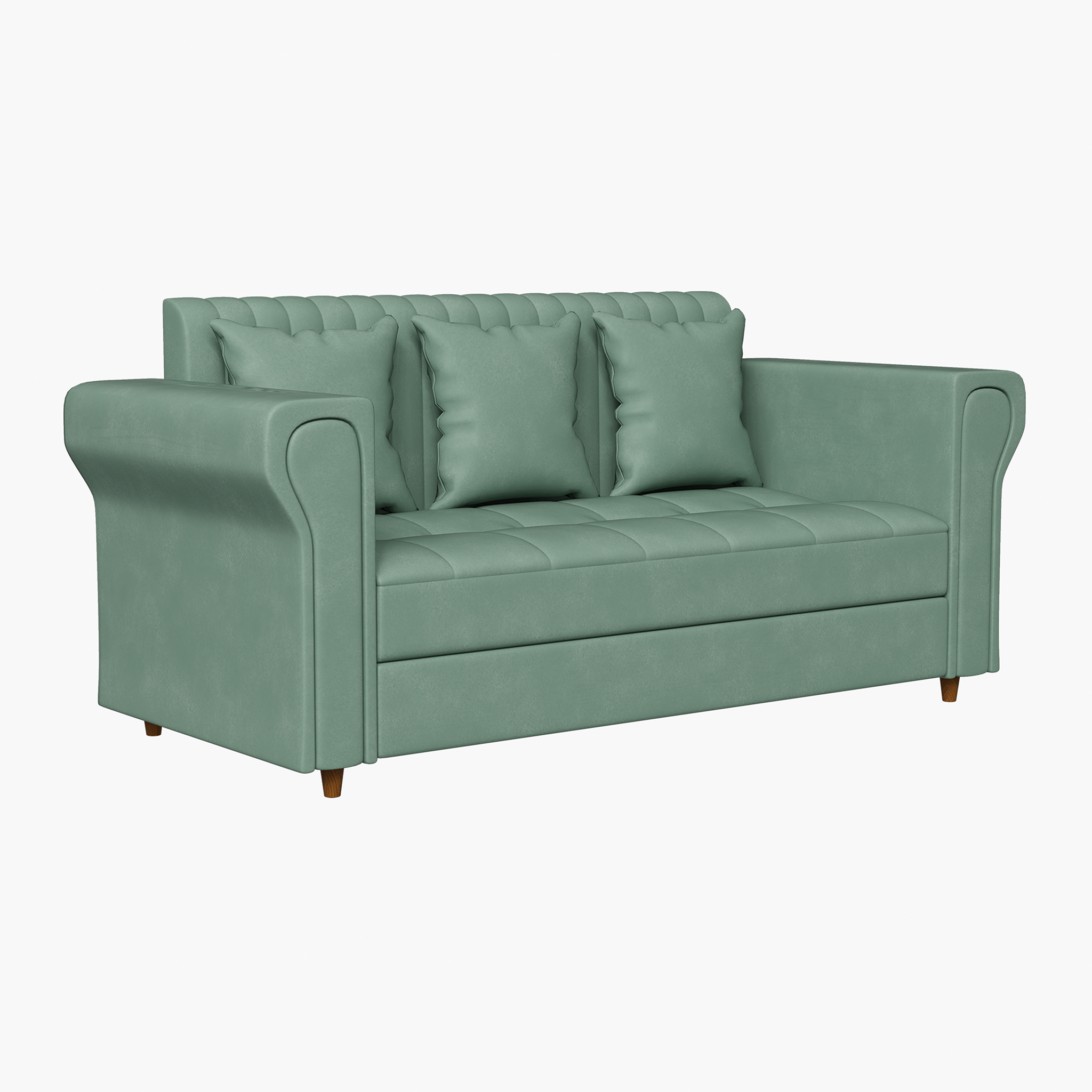 Modern Upholstered Sofa 3D Model - Image 2