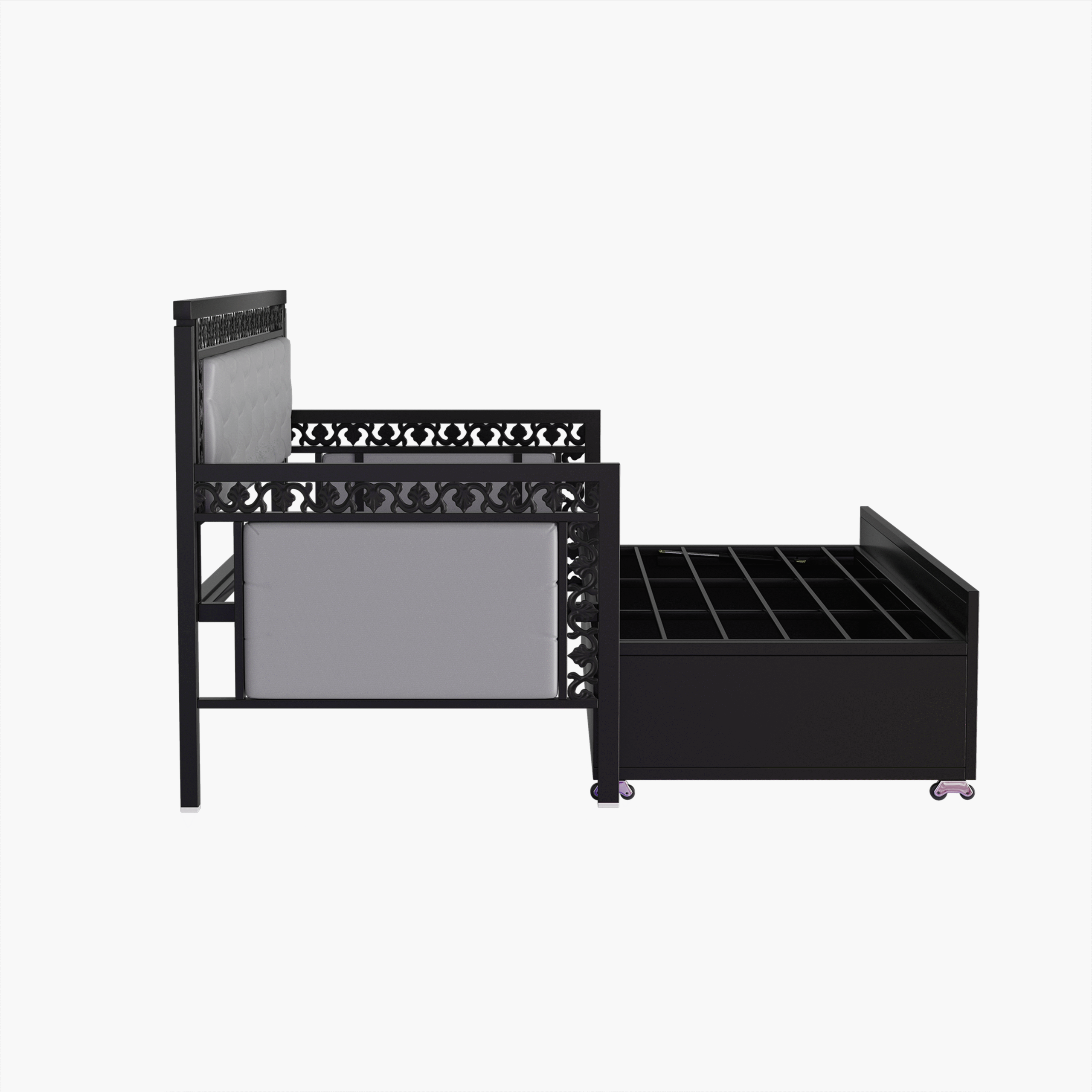 Metal Daybed 3D Model - Image 6