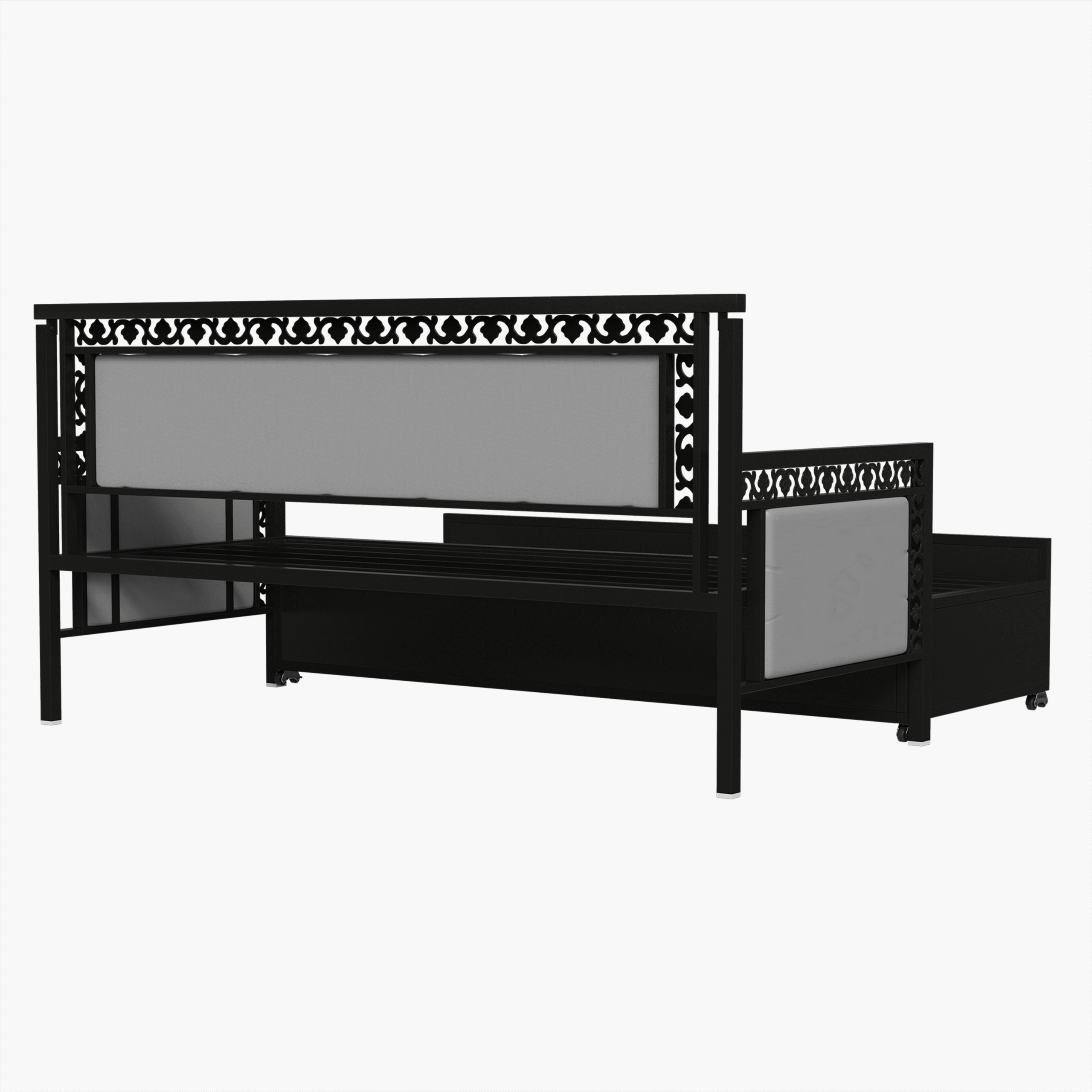 Metal Daybed 3D Model - Image 7