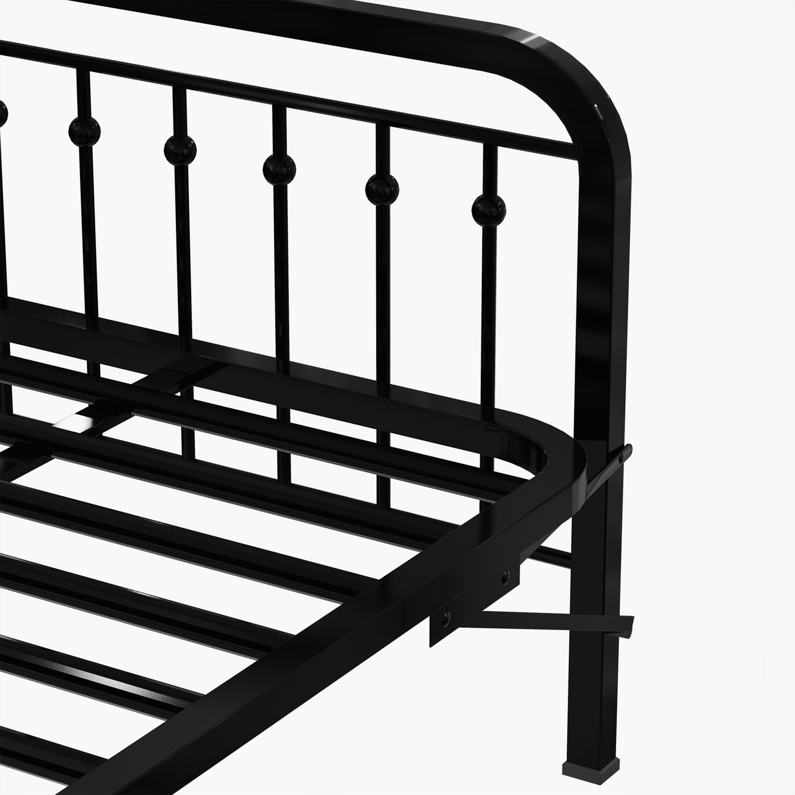 Metal Bed Frame 3D Model - Image 4