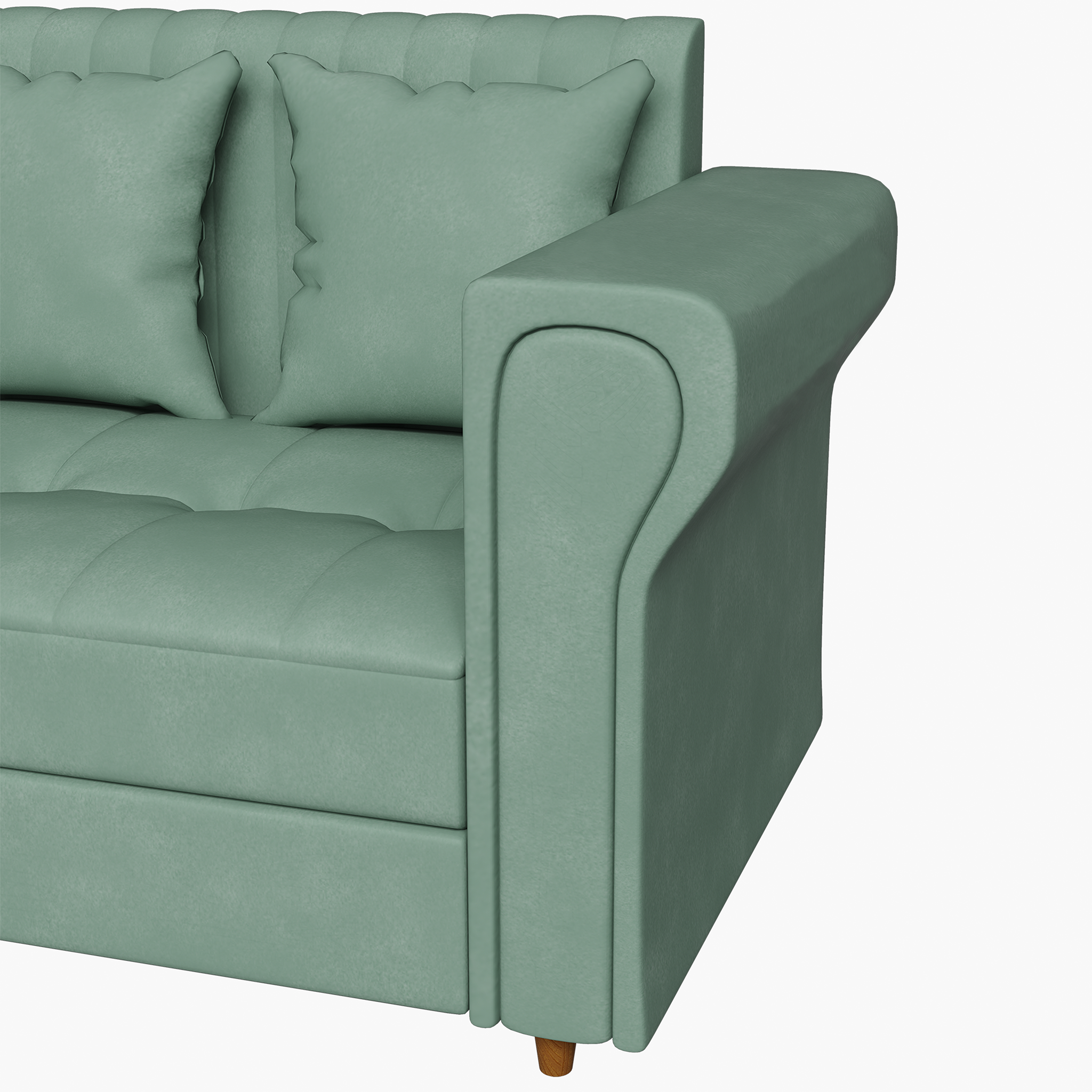Modern Upholstered Sofa 3D Model - Image 5