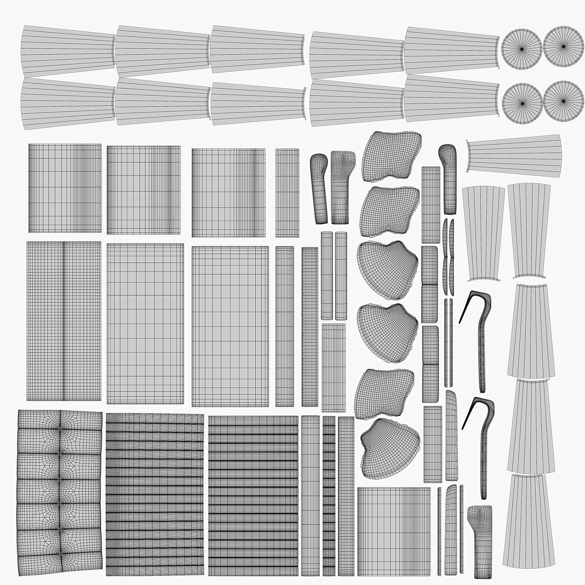Modern Upholstered Sofa 3D Model - Image 21
