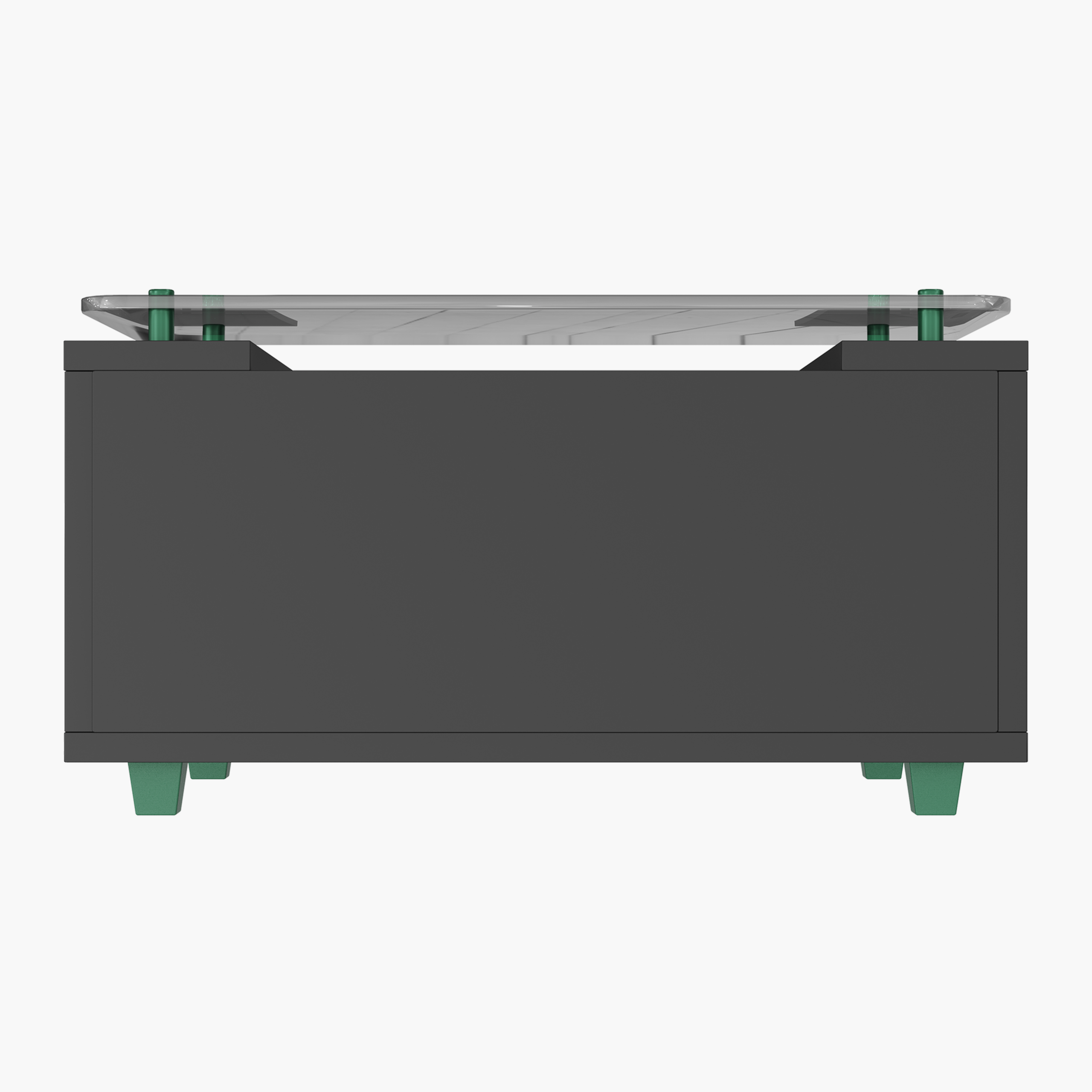 Modern Glass Top Coffee Table 3D Model - Image 8