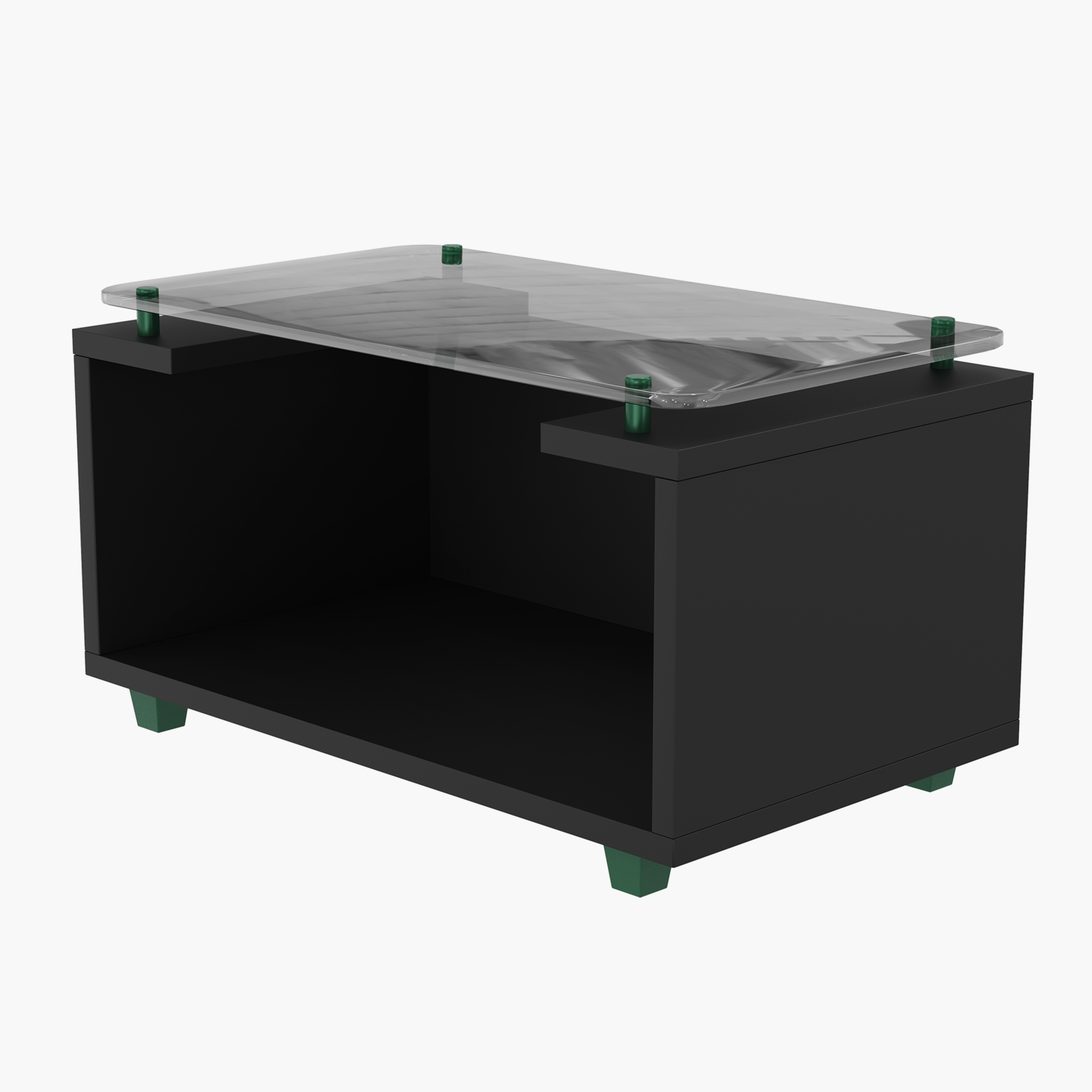 Modern Glass Top Coffee Table 3D Model - Image 11