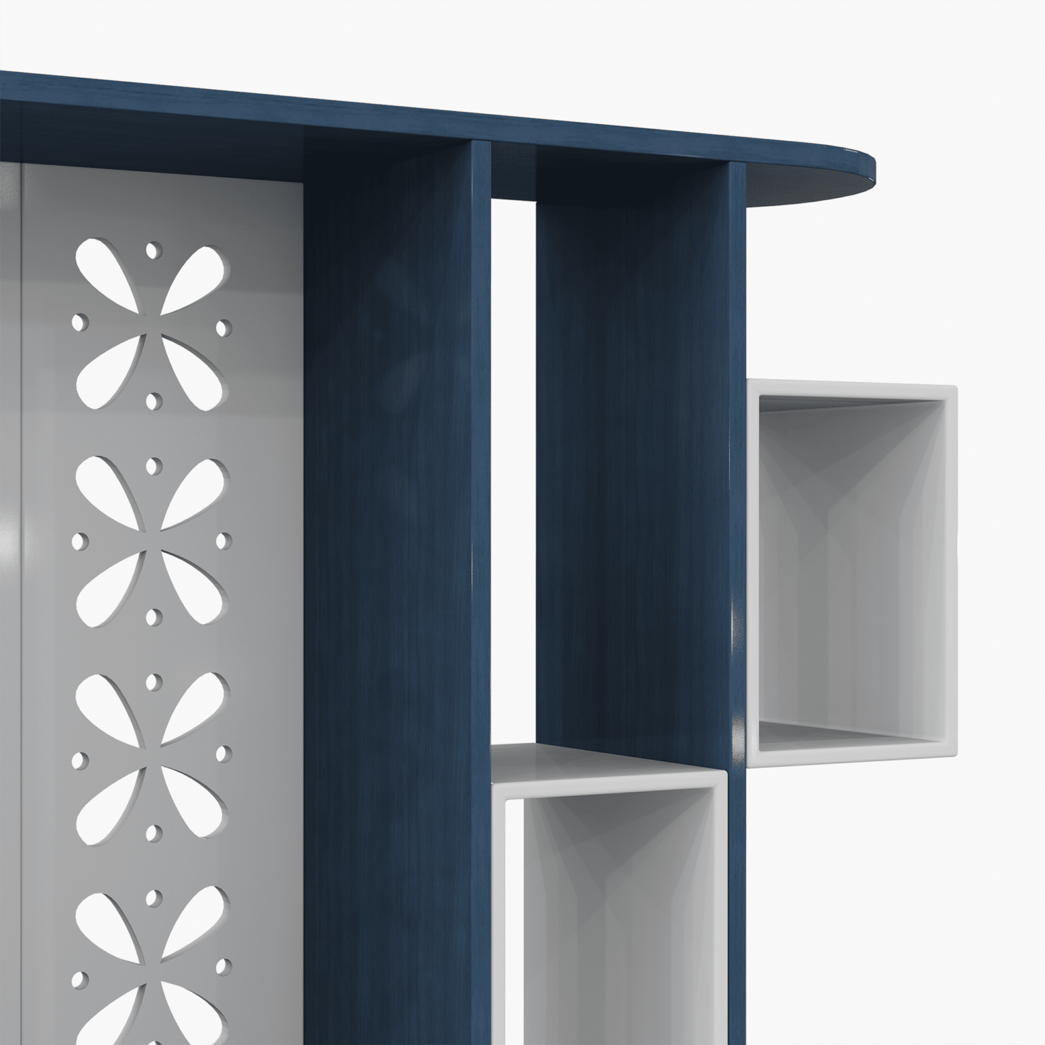 Wooden Display Cabinet 3D Model - Image 7