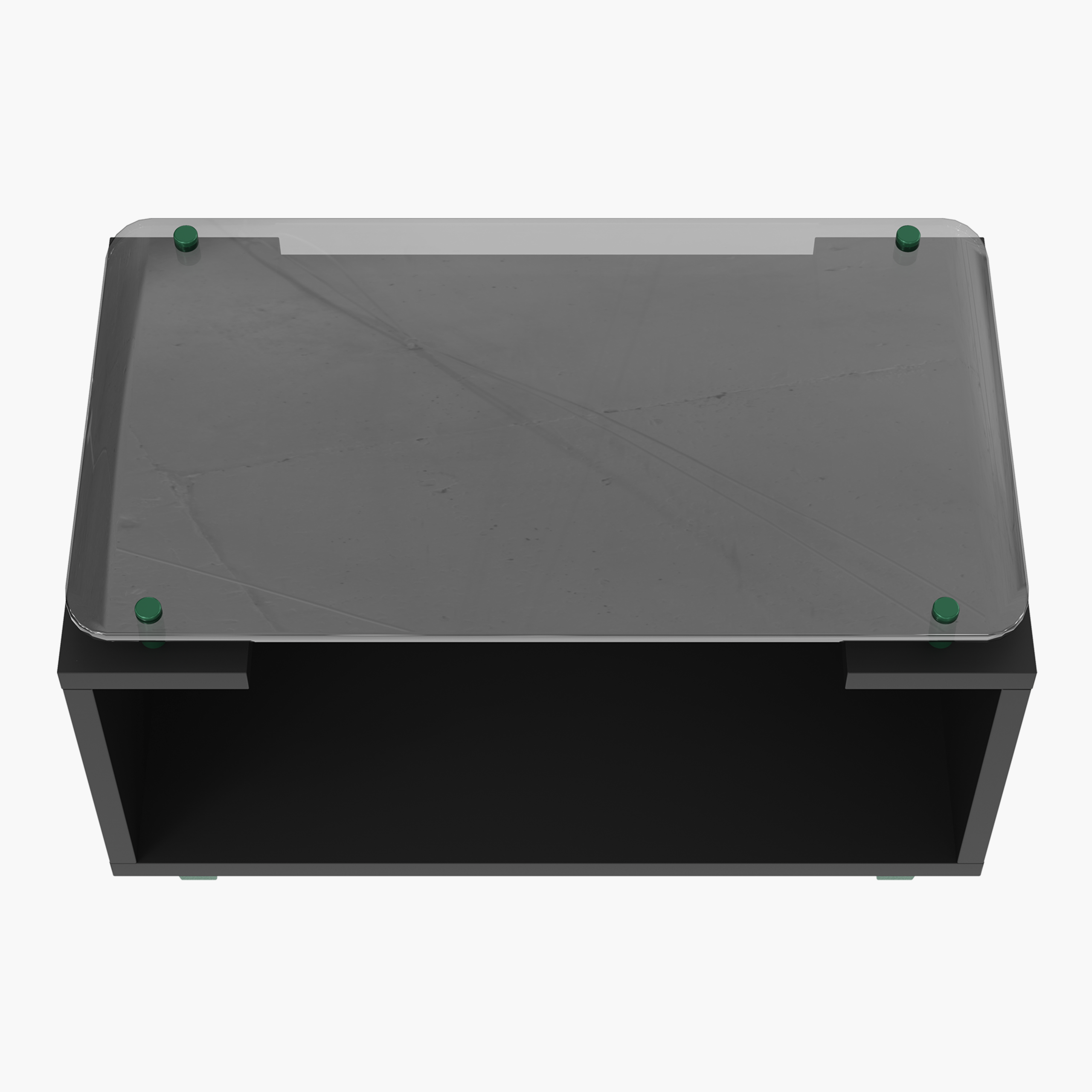 Modern Glass Top Coffee Table 3D Model - Image 5