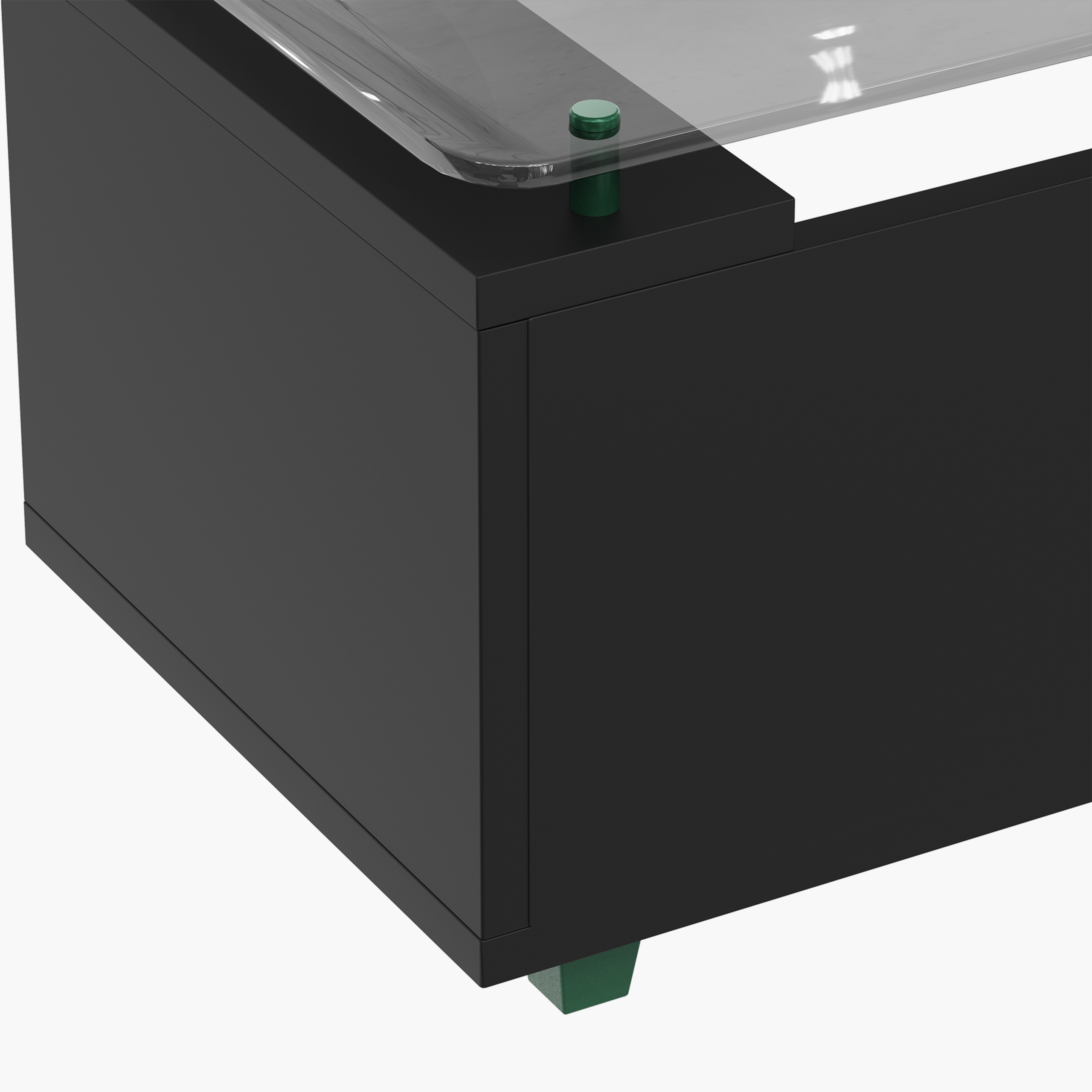 Modern Glass Top Coffee Table 3D Model - Image 6