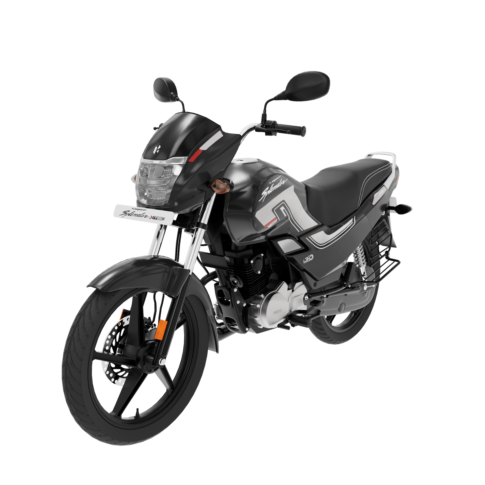 Hero Super Splendor Xtec Bike 3D Model