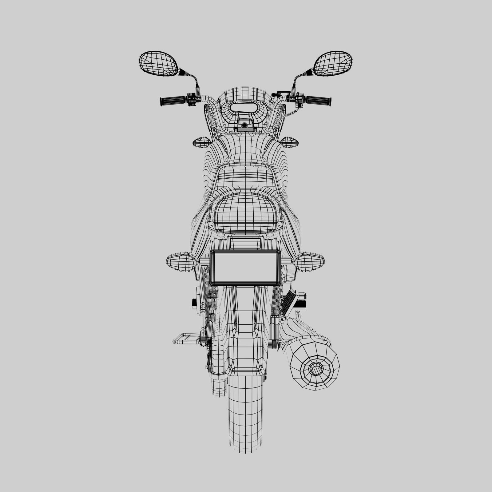 Hero Super Splendor Xtec Bike 3D Model - Image 18