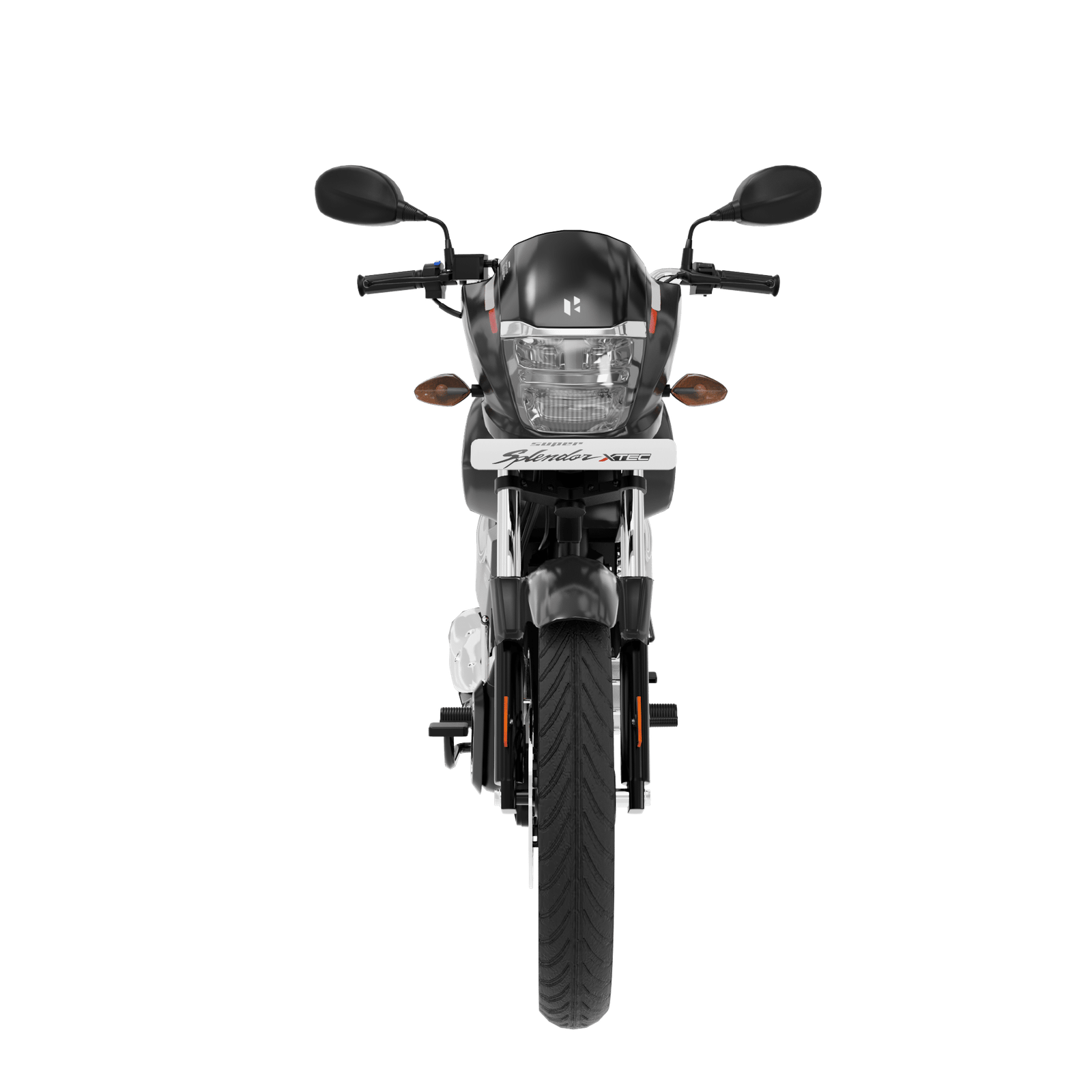 Hero Super Splendor Xtec Bike 3D Model - Image 2