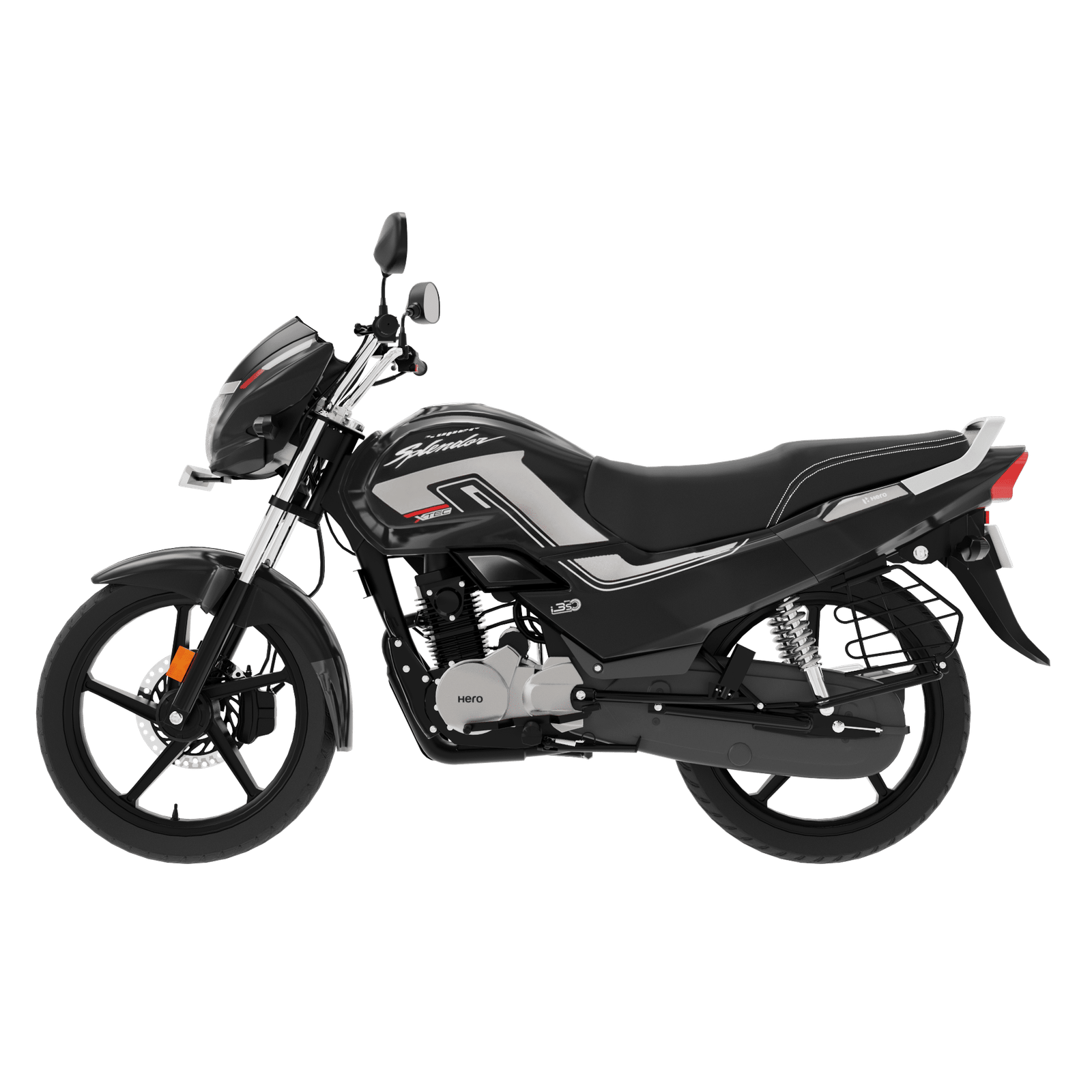 Hero Super Splendor Xtec Bike 3D Model - Image 5