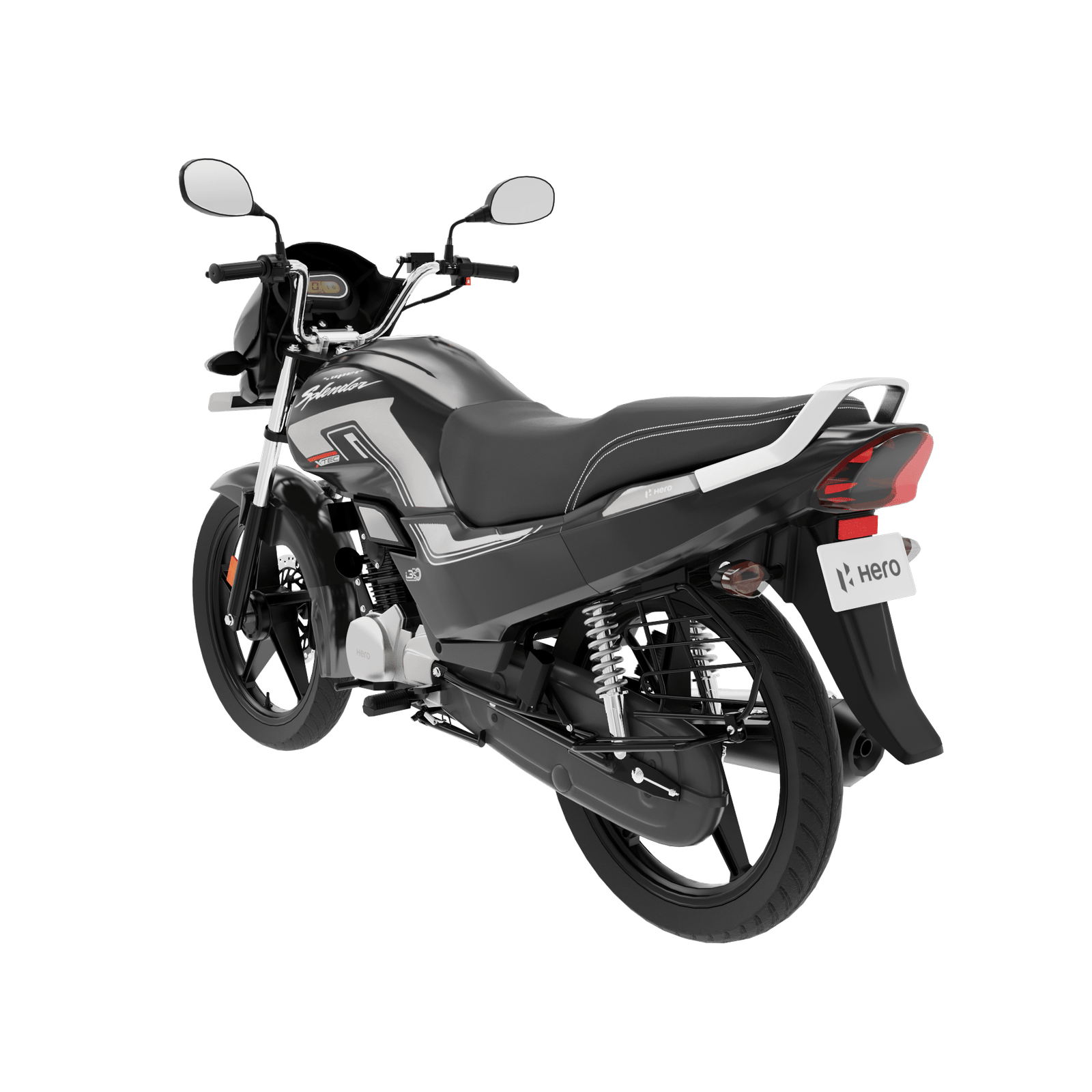 Hero Super Splendor Xtec Bike 3D Model - Image 7