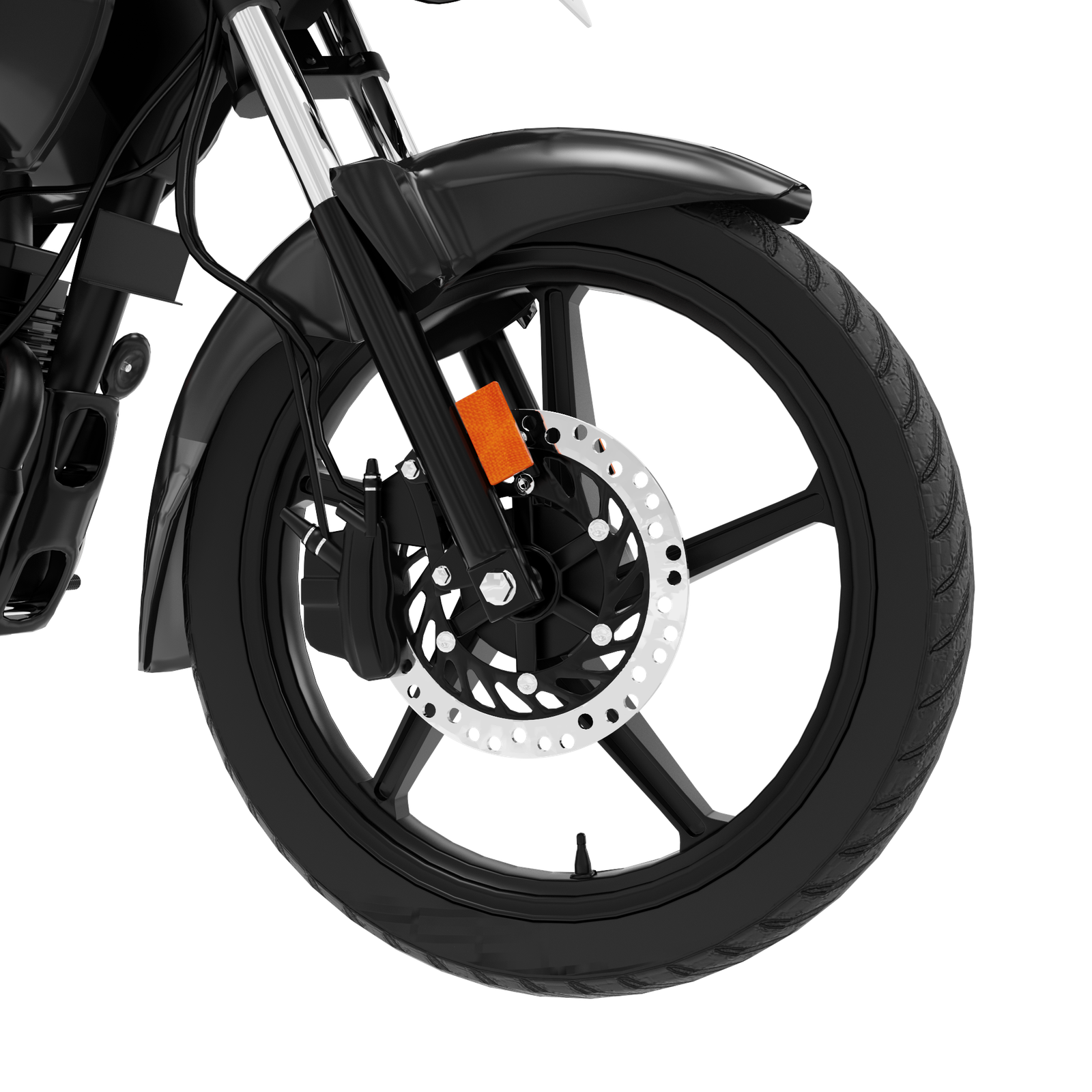 Hero Super Splendor Xtec Bike 3D Model - Image 9