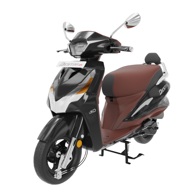 Hero Destini 125 Bike 3D Model