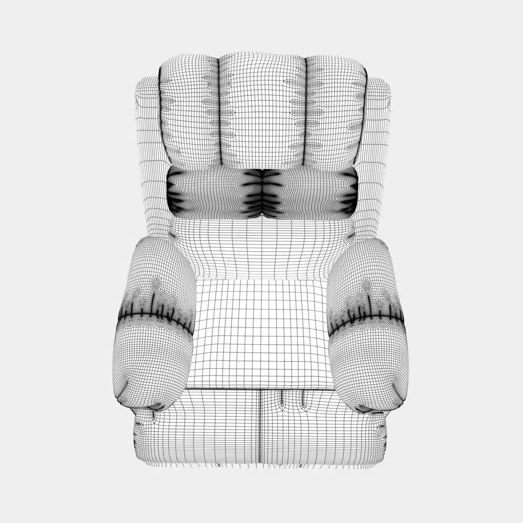 Adjustable Recliner 3D Model - Image 14
