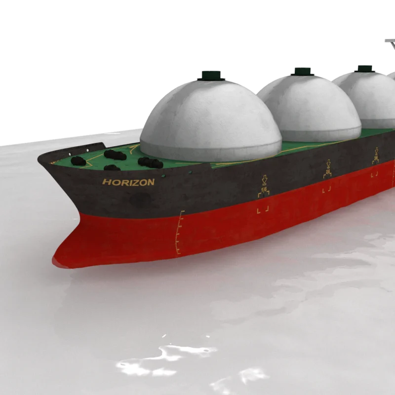 Cargo Ship 3D Model