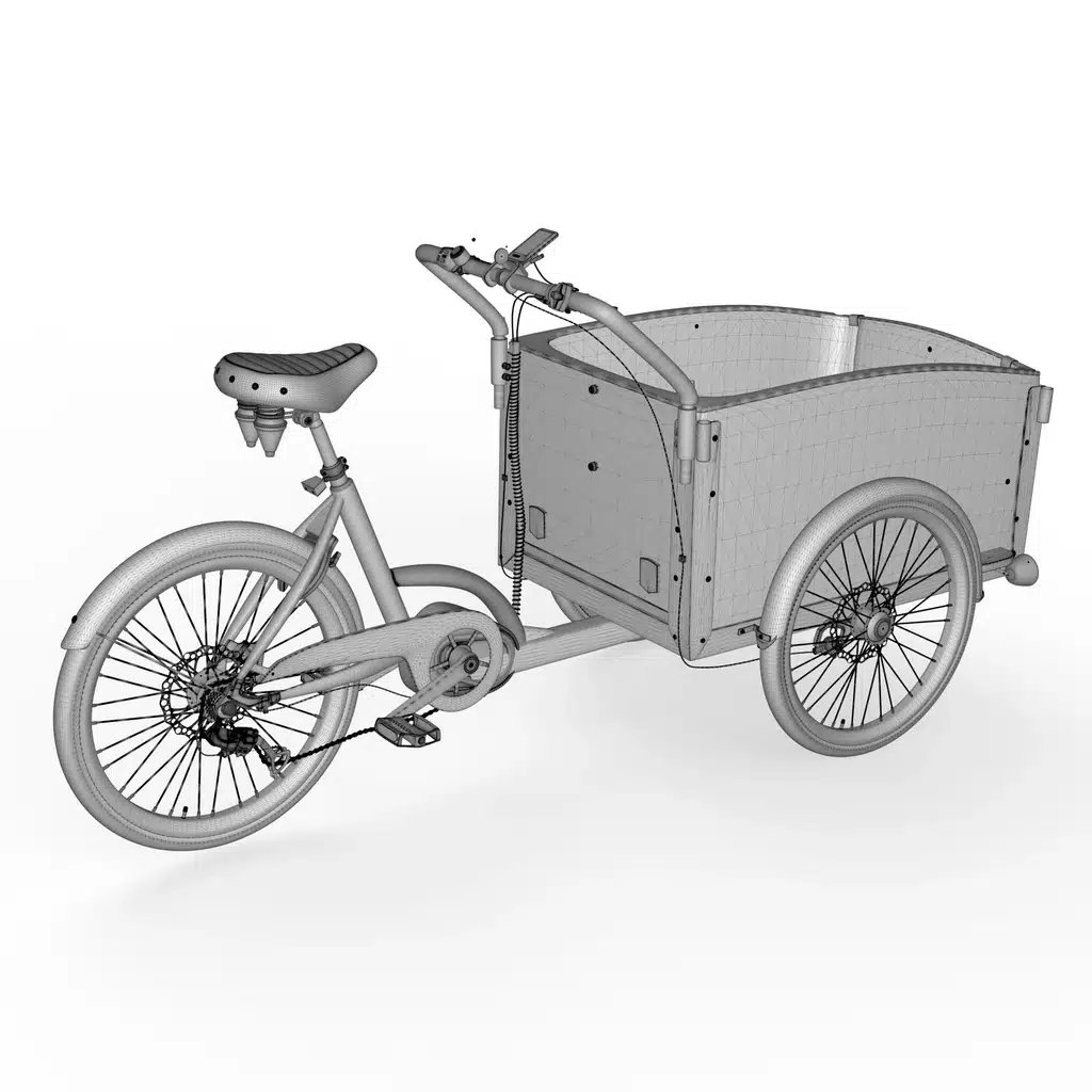2nd Gen Open Type Cargobike 3D Model - Image 13