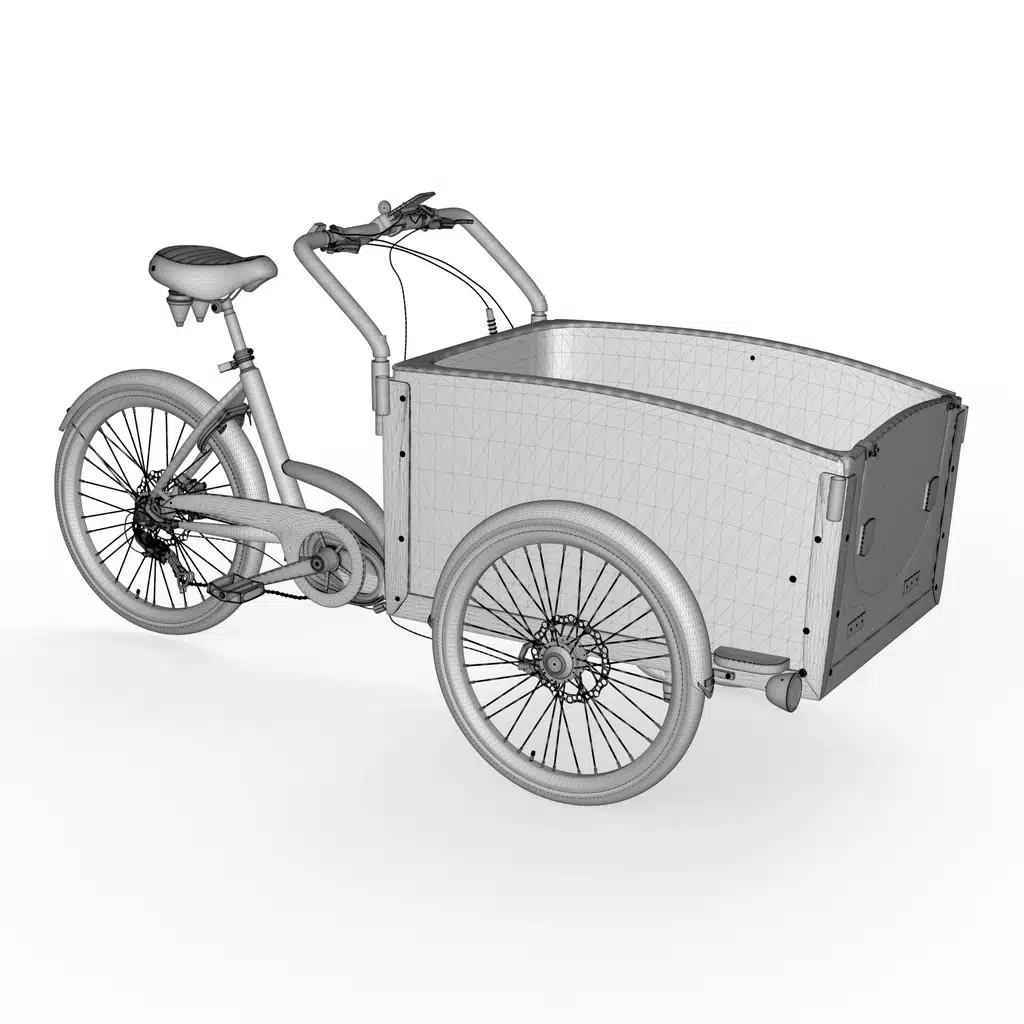 2nd Gen Open Type Cargobike 3D Model - Image 14