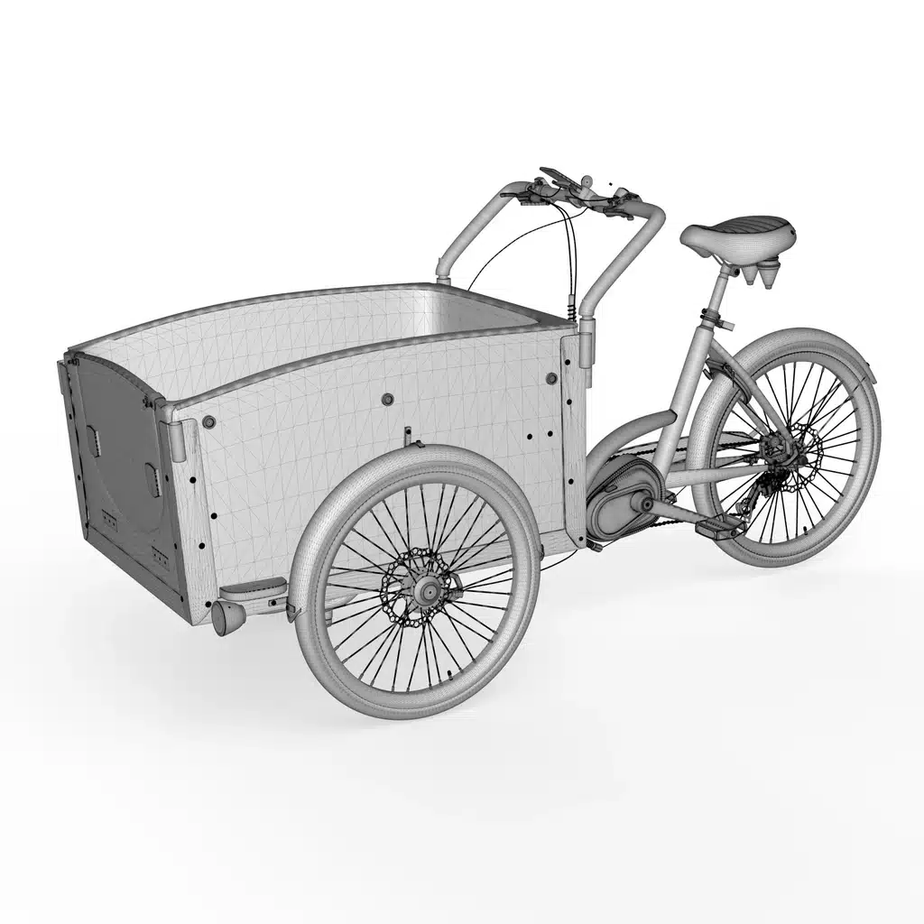 2nd Gen Open Type Cargobike 3D Model - Image 15