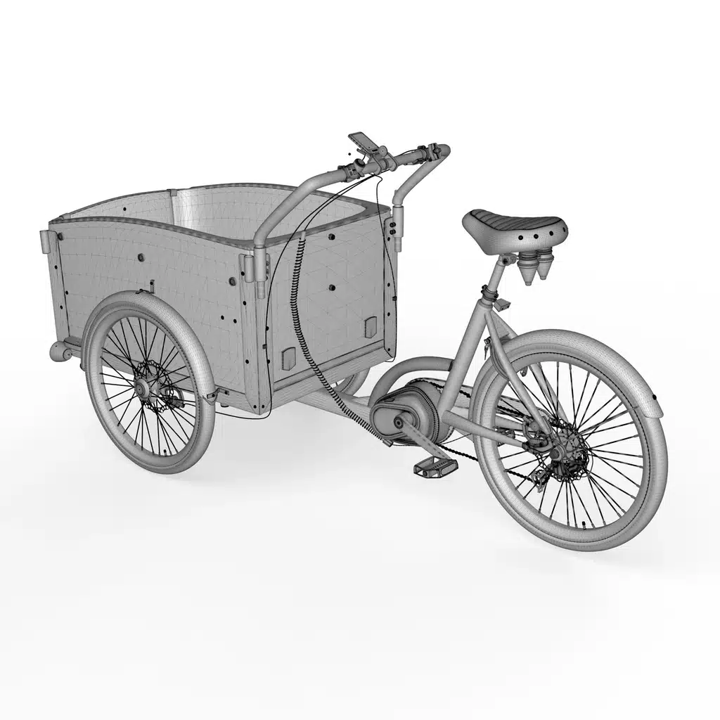 2nd Gen Open Type Cargobike 3D Model - Image 16