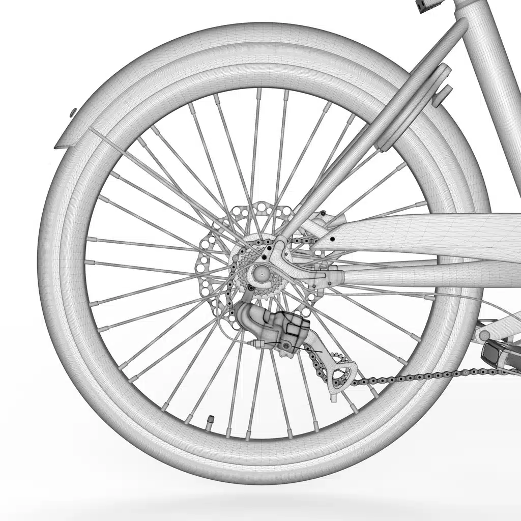 2nd Gen Open Type Cargobike 3D Model - Image 17
