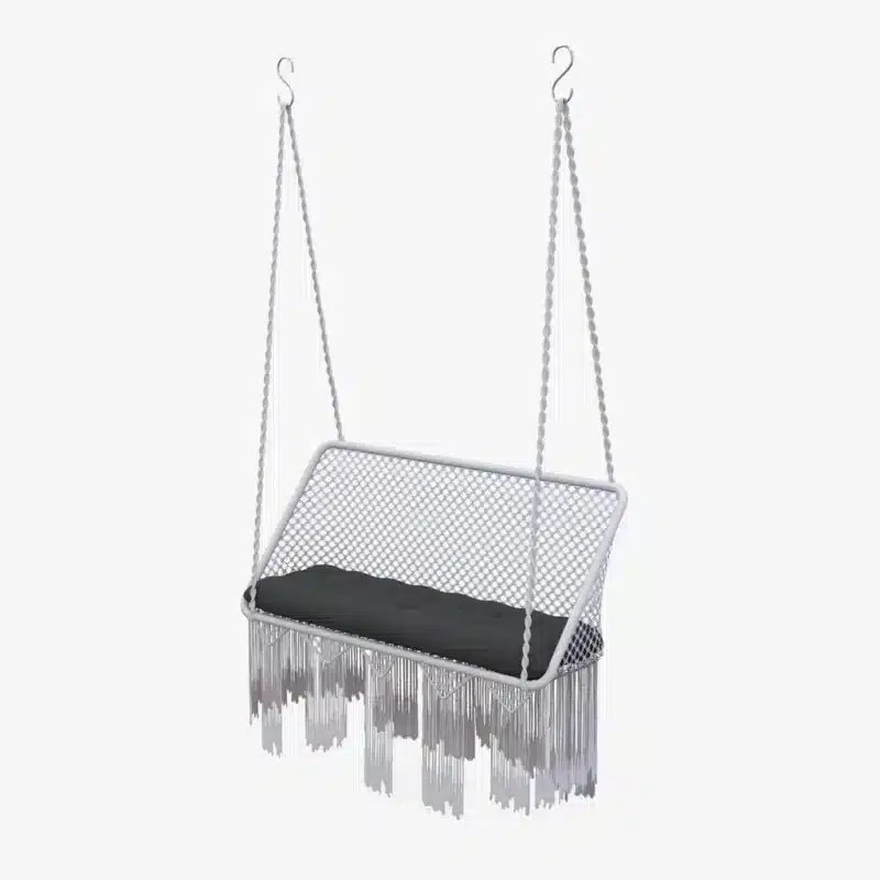 Double Seater Hanging Swing 3D Model