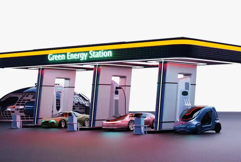 Fuel Station 3D Model