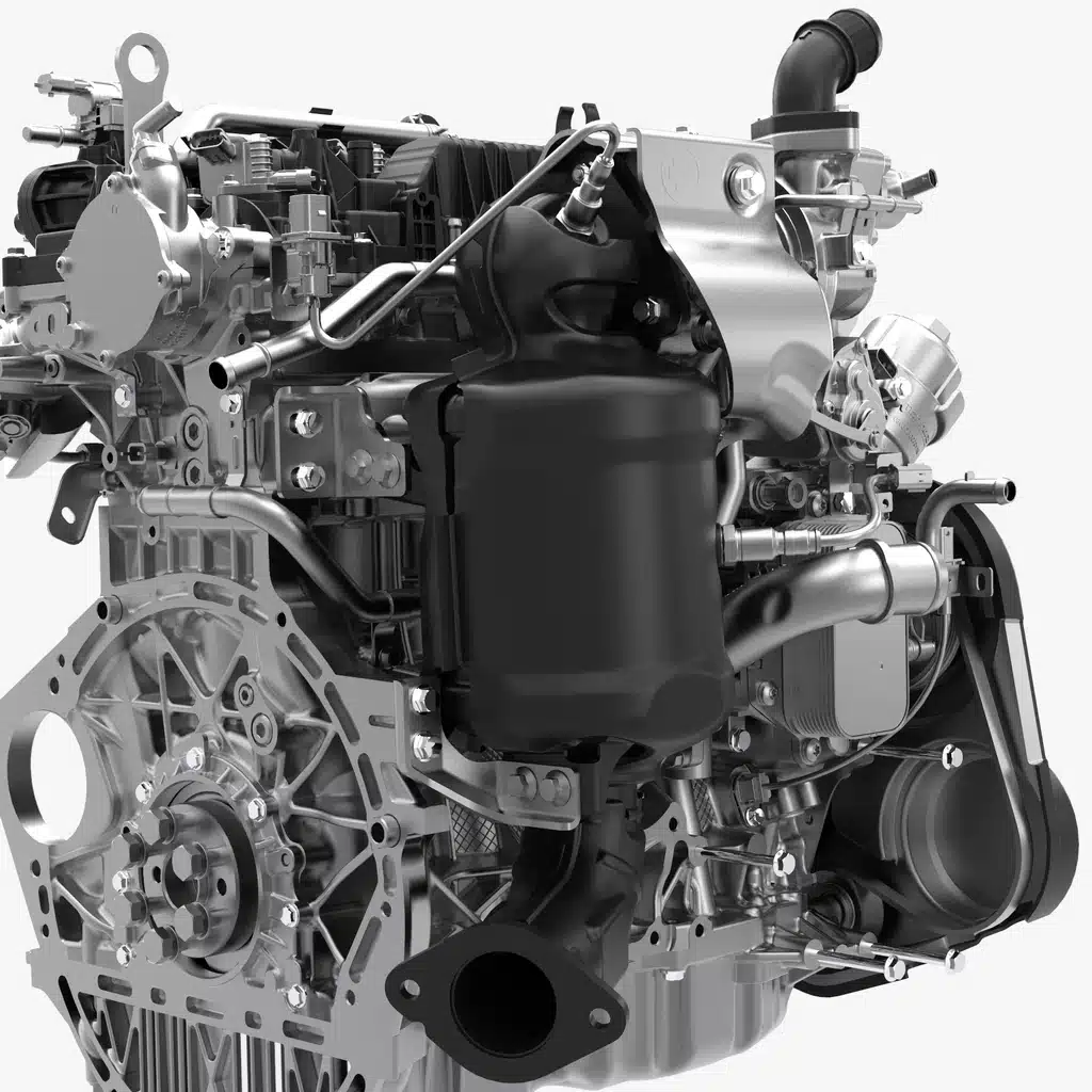Gasoline Engine 3D Model - Image 2