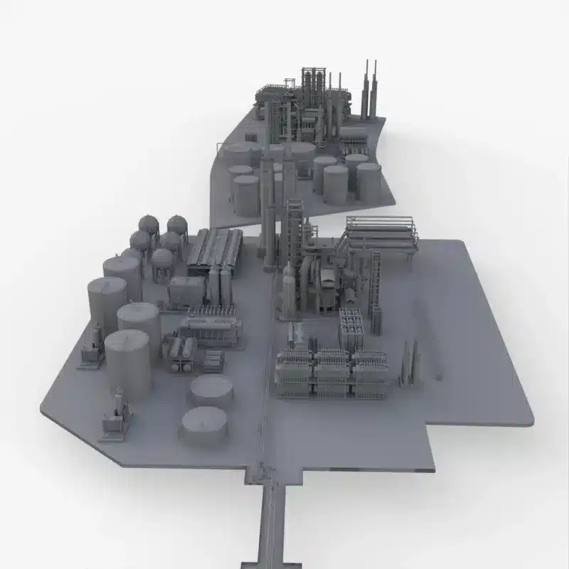 Industrial Water Plant 3D Model Download