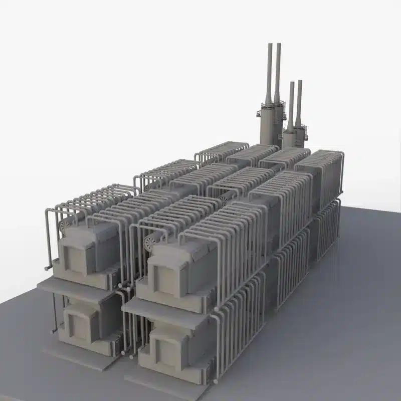 Industrial Water Plant 3D Model