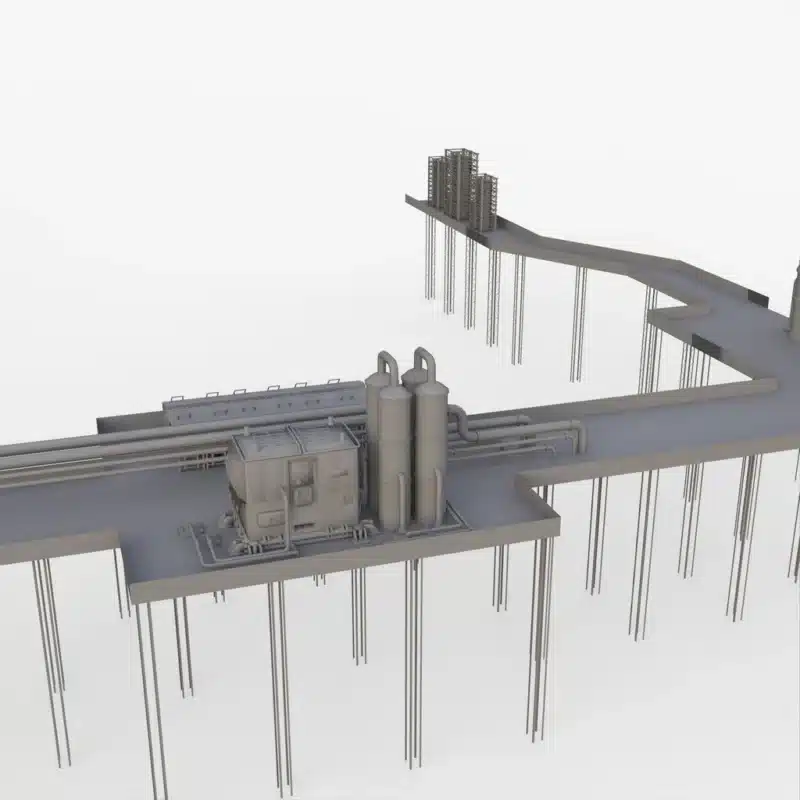 Industrial Water Plant 3D Model Download