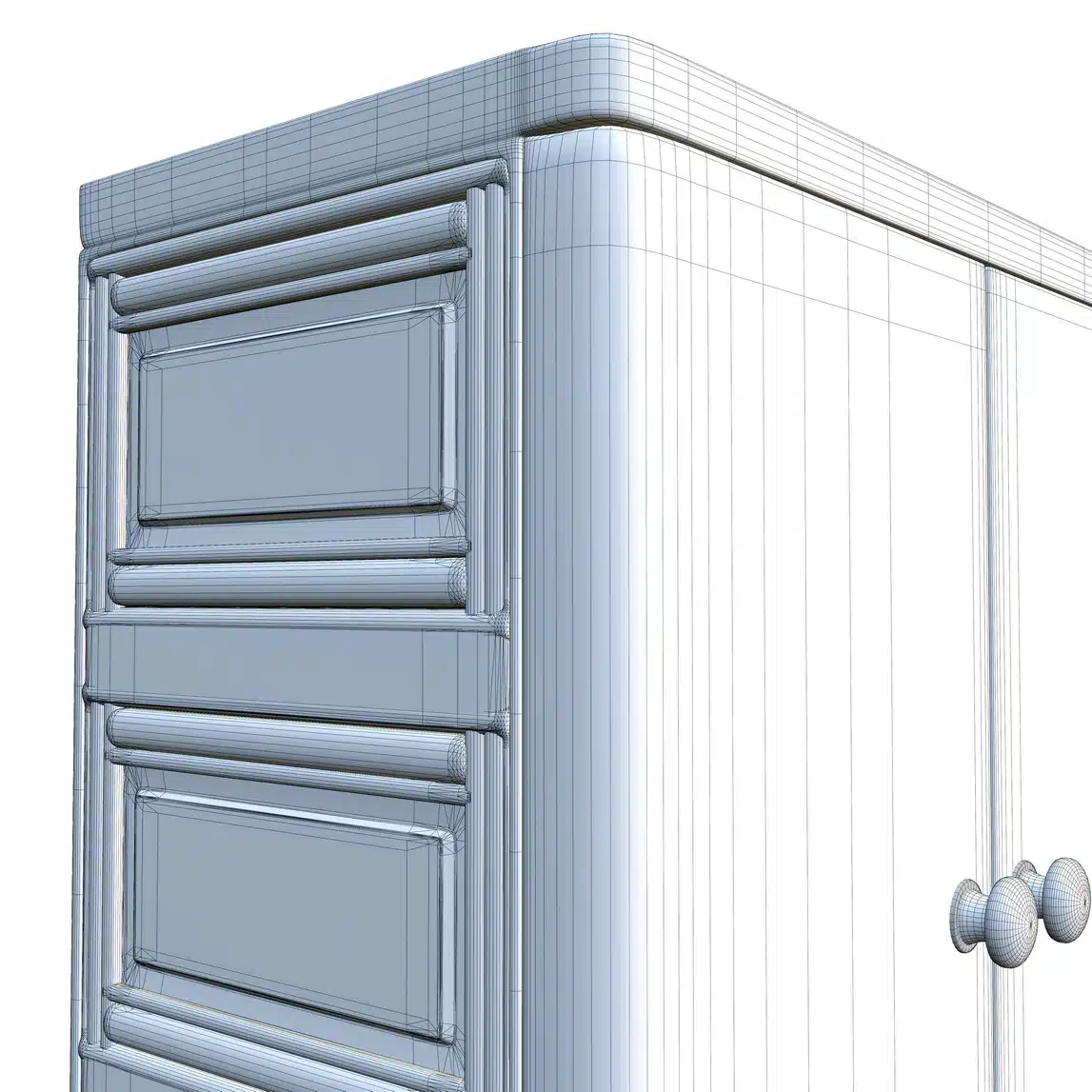 Kids Space Theme Wardrobe 3D Model - Image 18